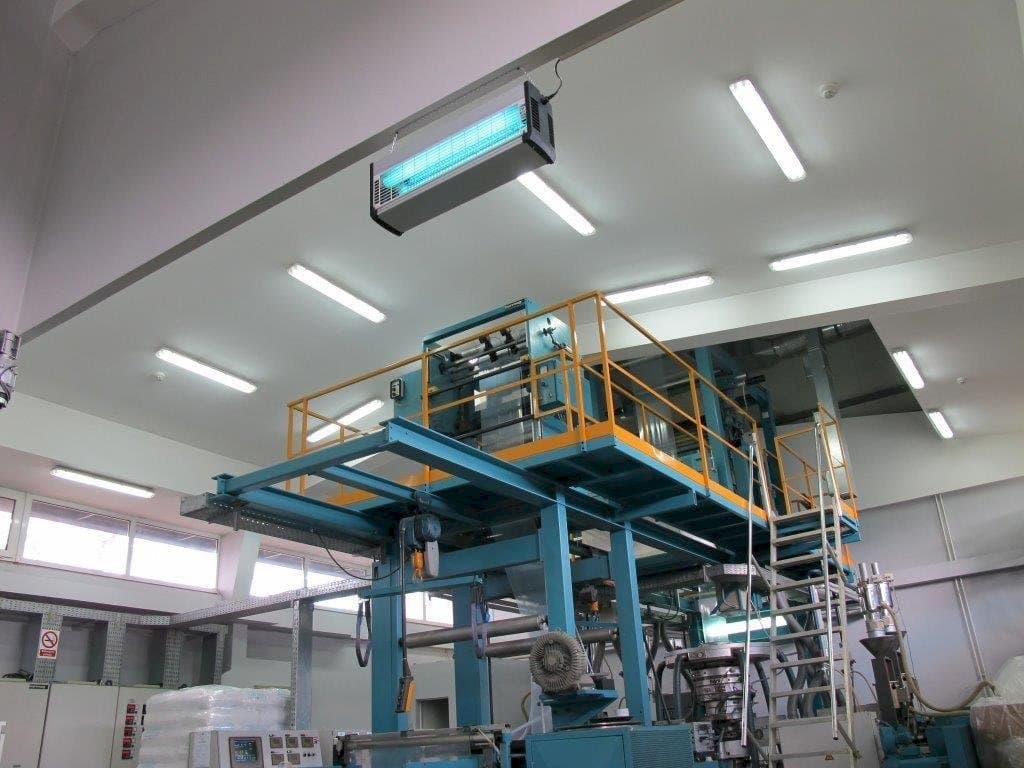 Vista frontale della macchina BARMAG BF 12/4.5 - 800 AK