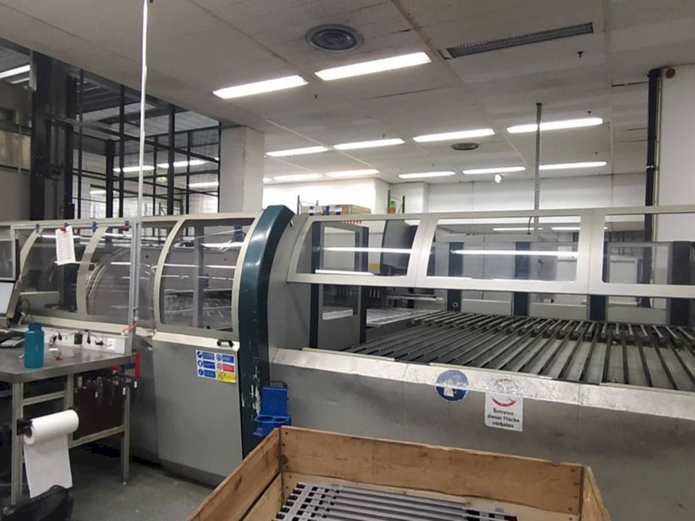 Vista frontale della macchina Salvagnini P4