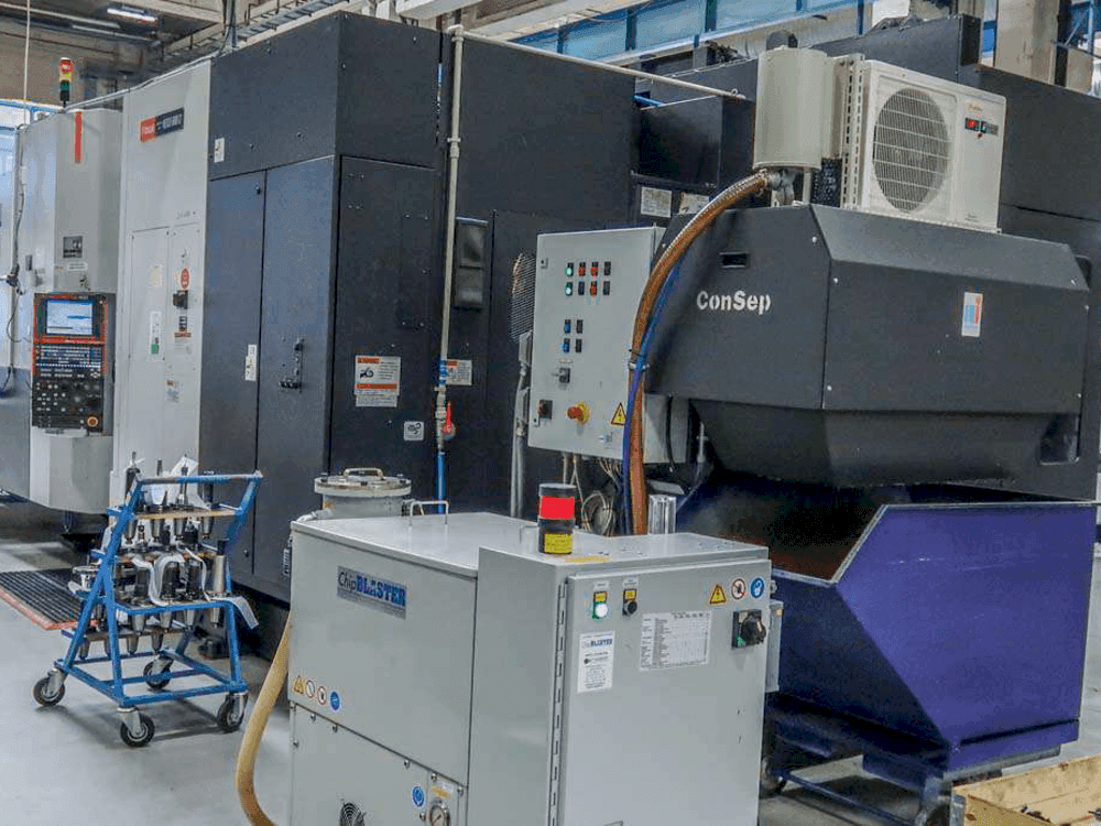 Vista frontale della macchina Mazak NEXUS HCN 6000 II