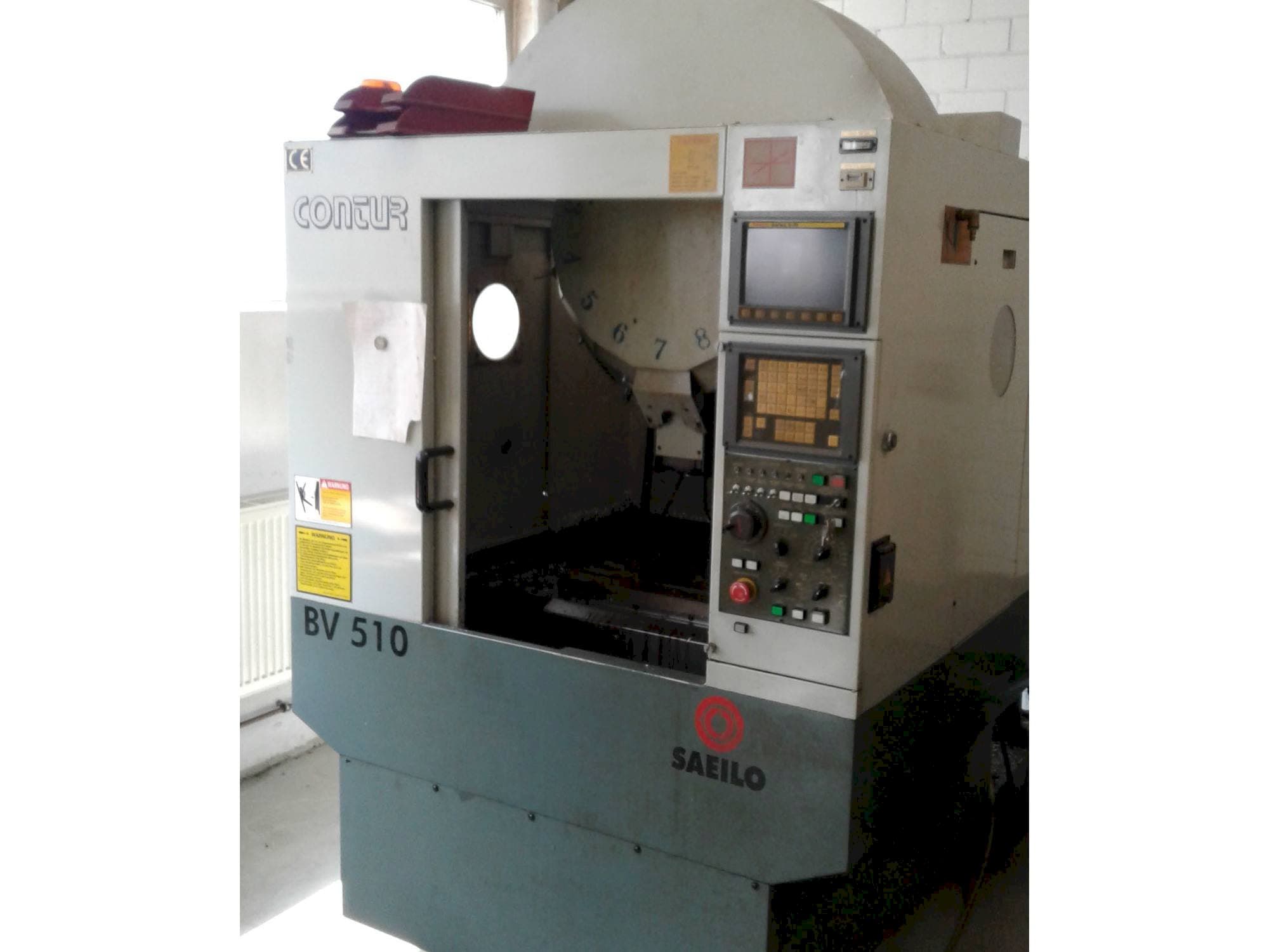 Vista frontale della macchina Saeilo BV 510