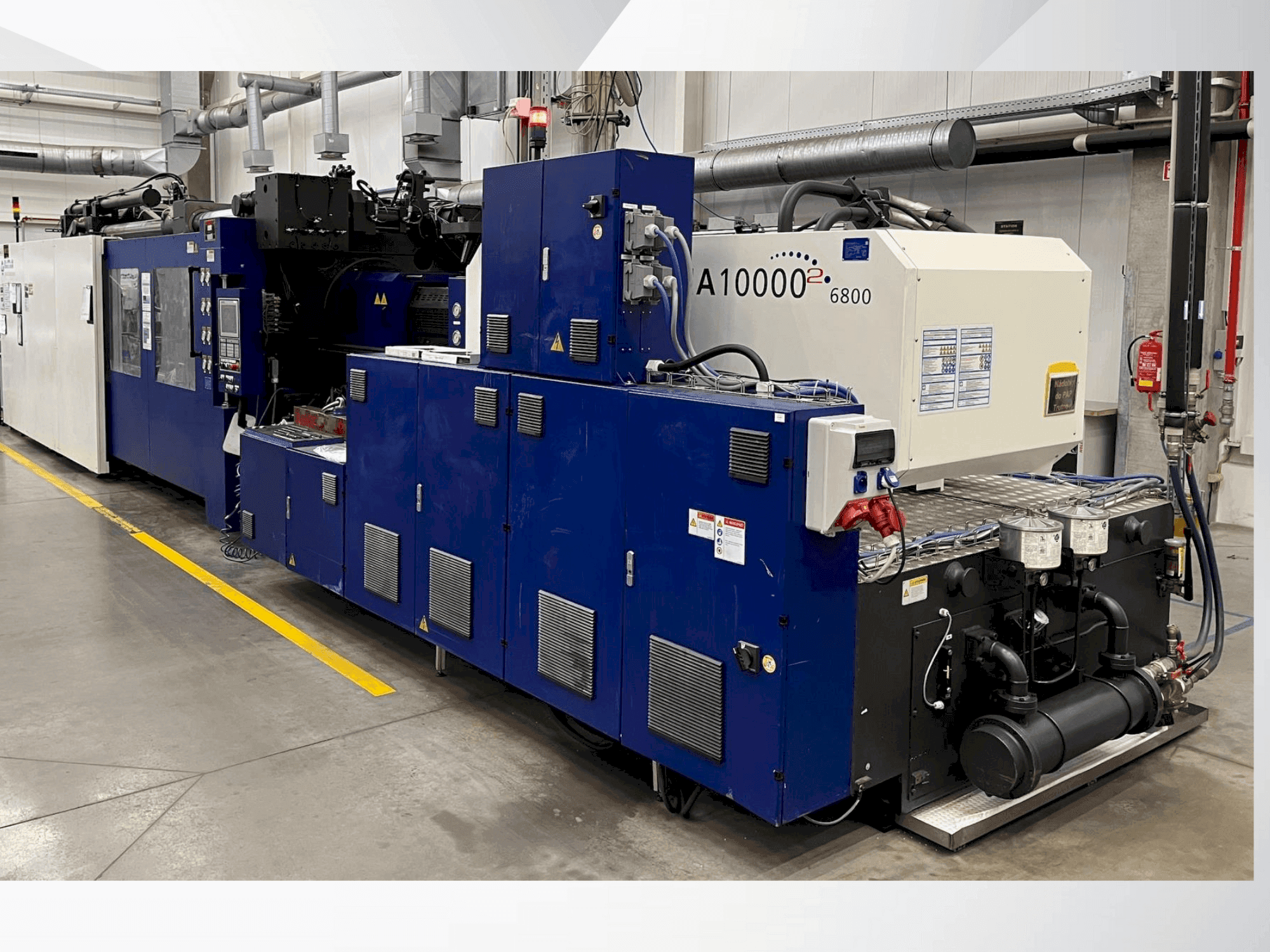 Vista frontale della macchina HAITIAN MARS MA10000 II