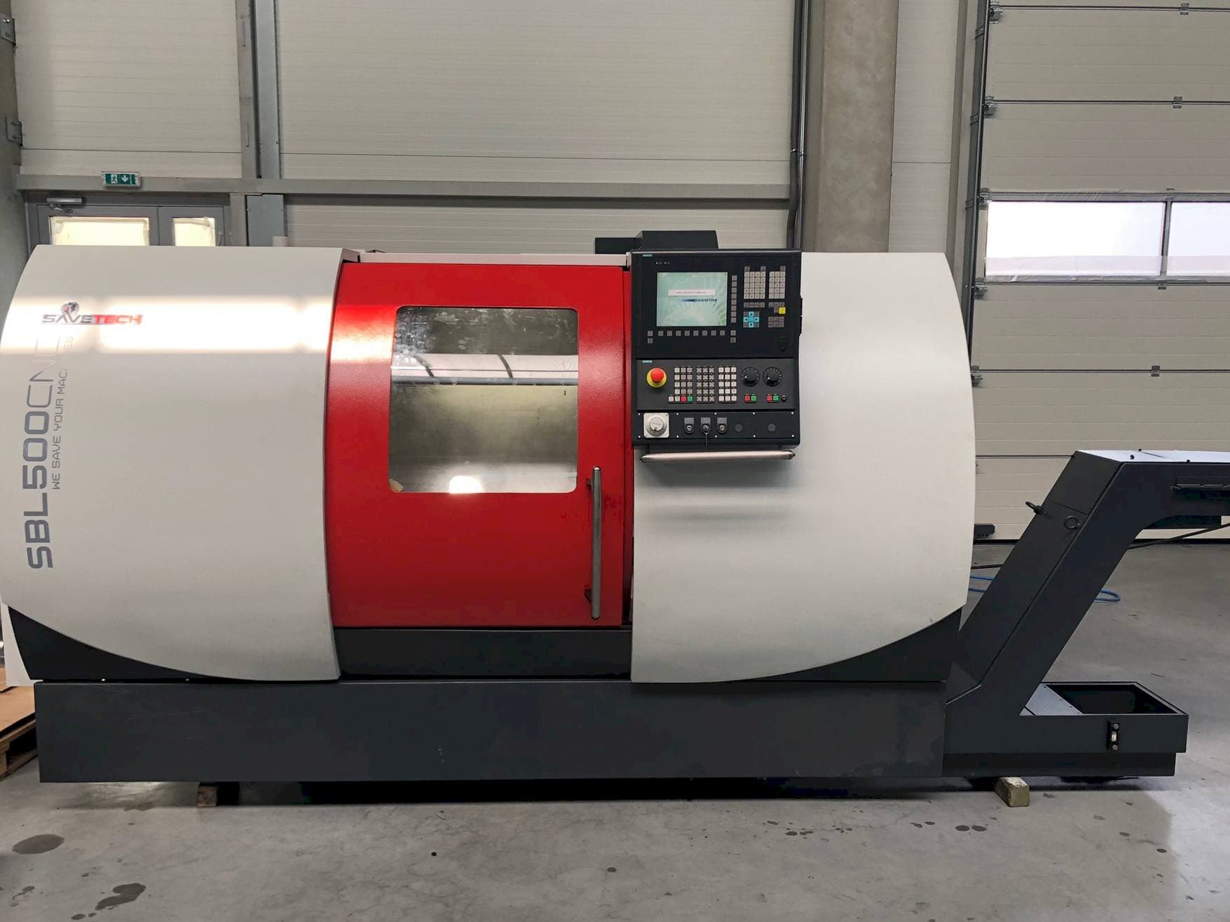 Vista frontale della macchina TRENS SBL 500/750