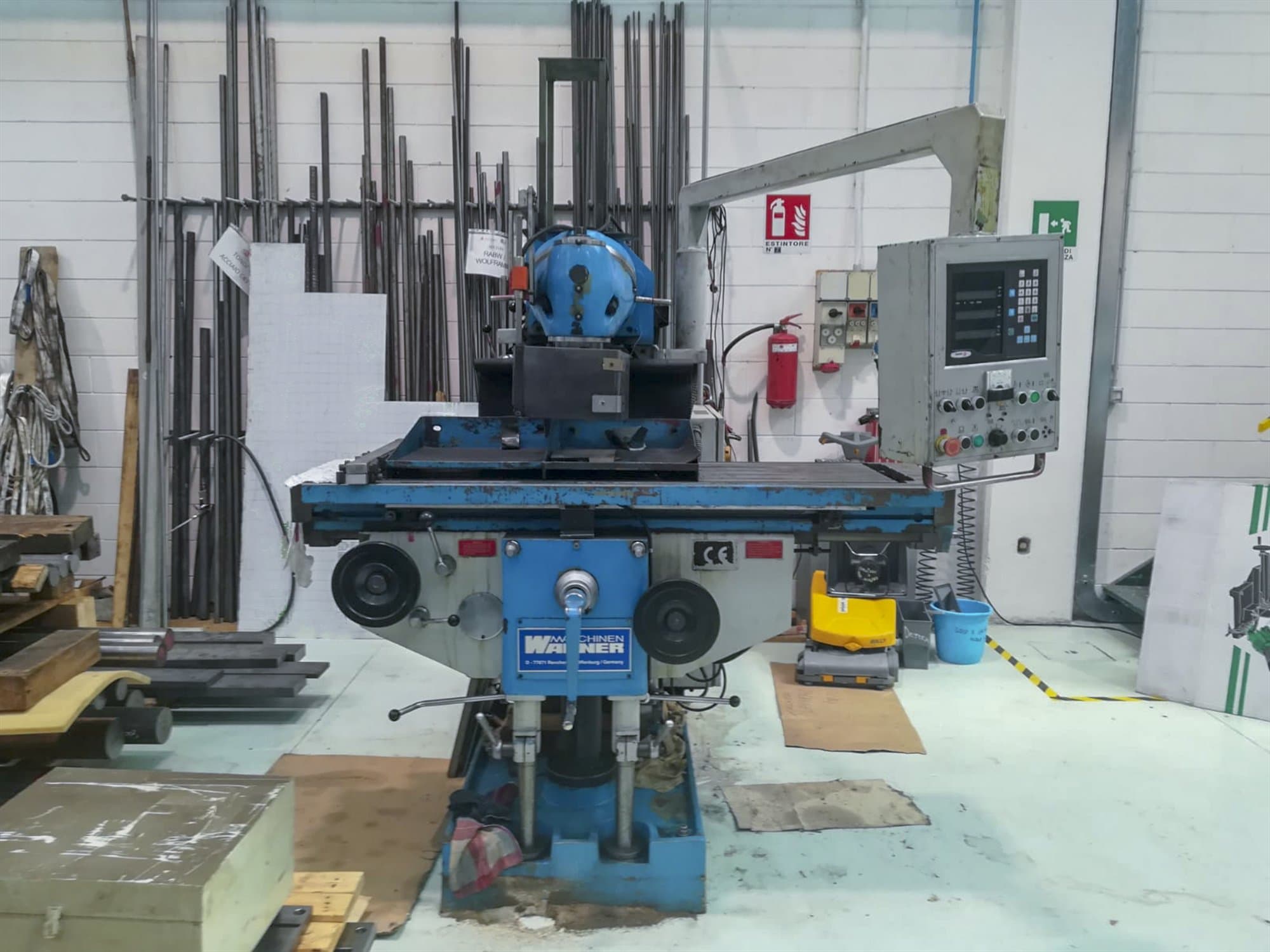 Vista frontale della macchina WAGNER FCQ 1635