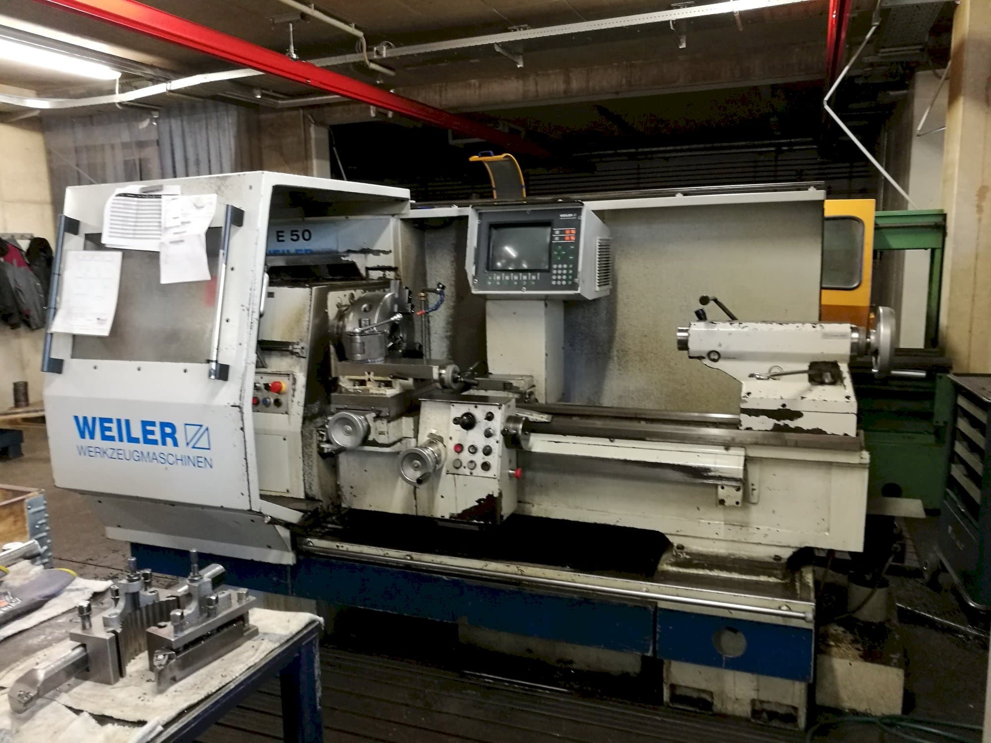 Vista frontale della macchina Weiler E50/1