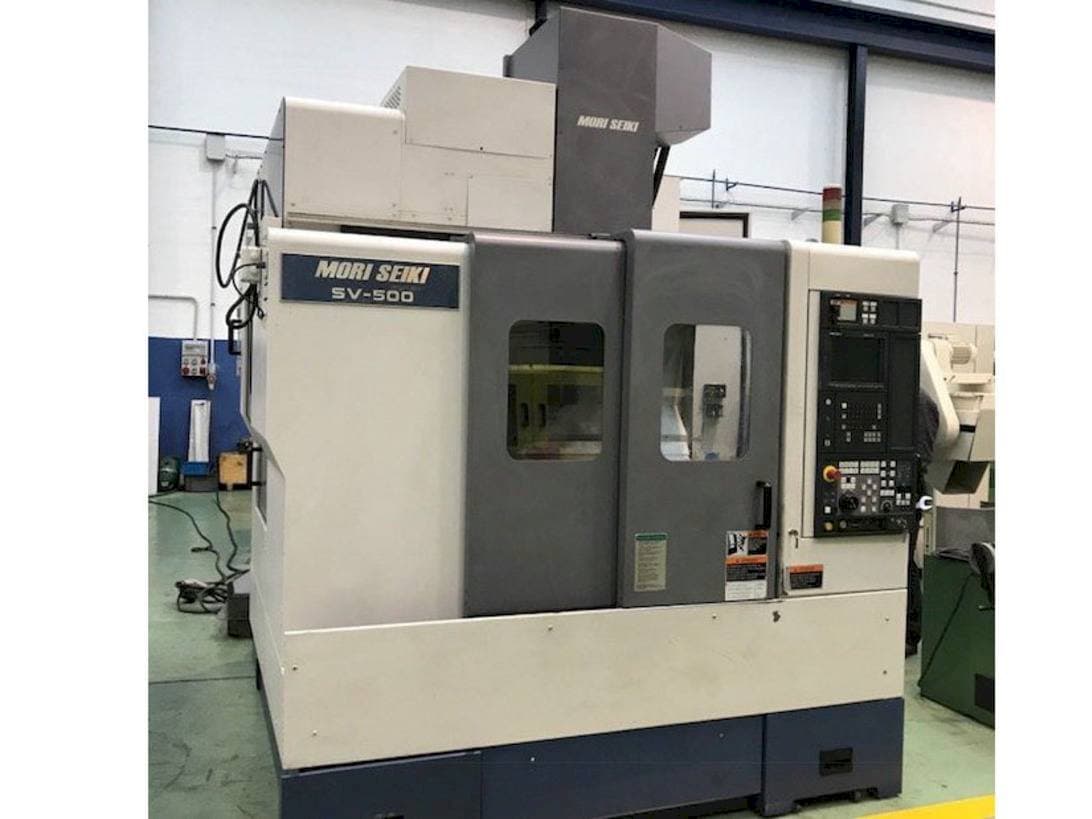 Vista frontale della macchina MORI SEIKI SV-500
