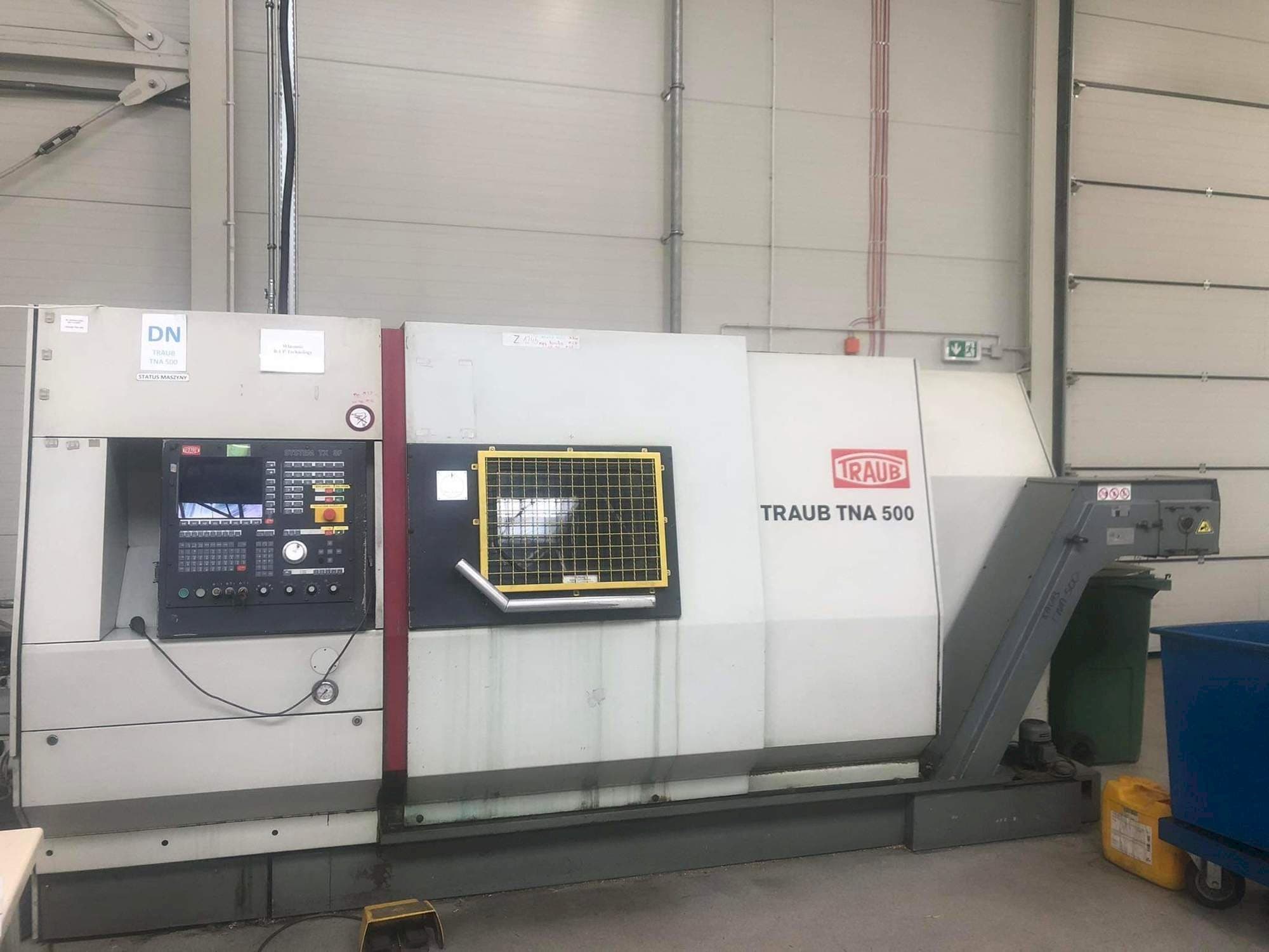 Vista frontale della macchina TRAUB TNA 500/600