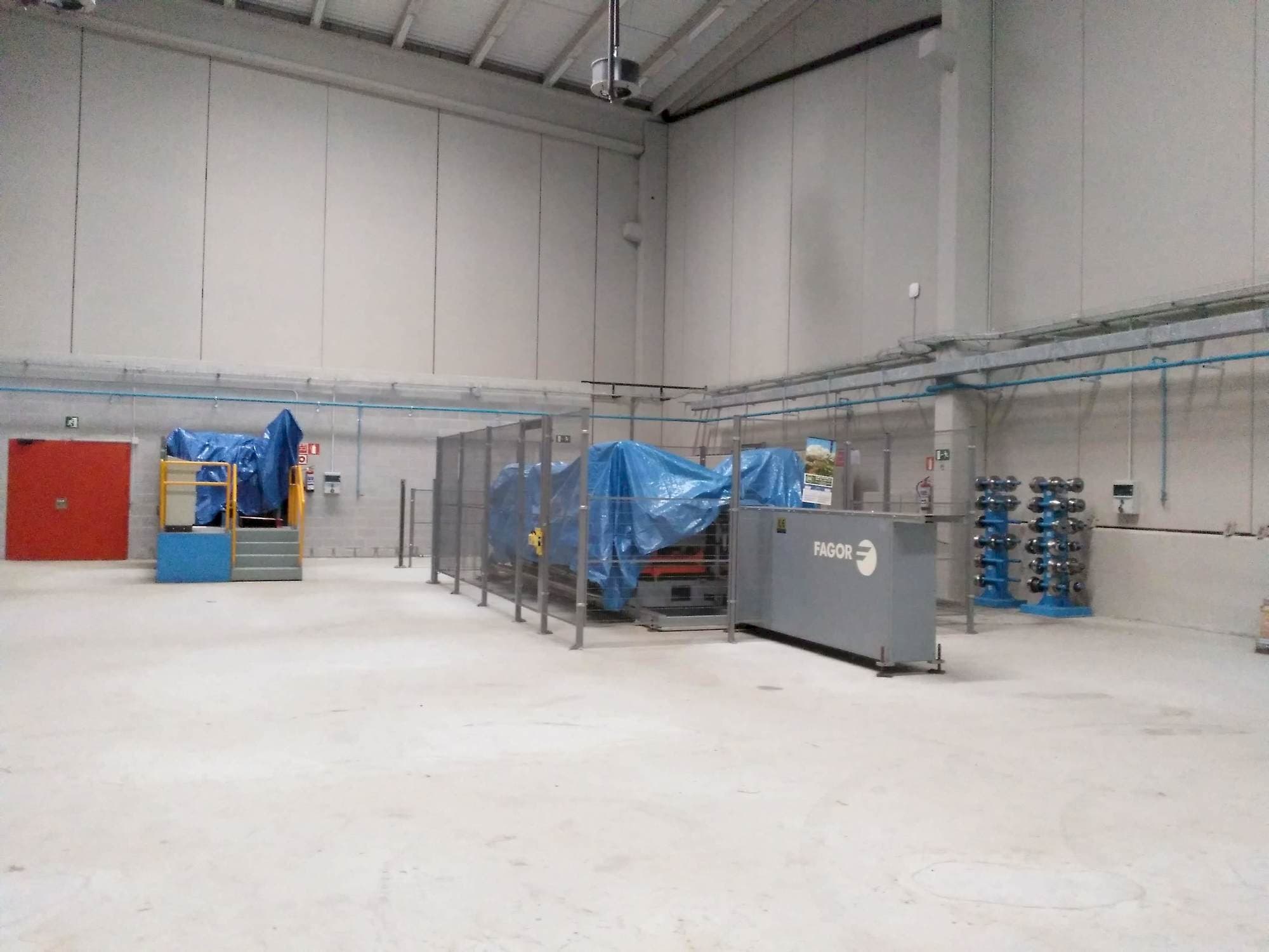 Vista frontale della macchina Fagor