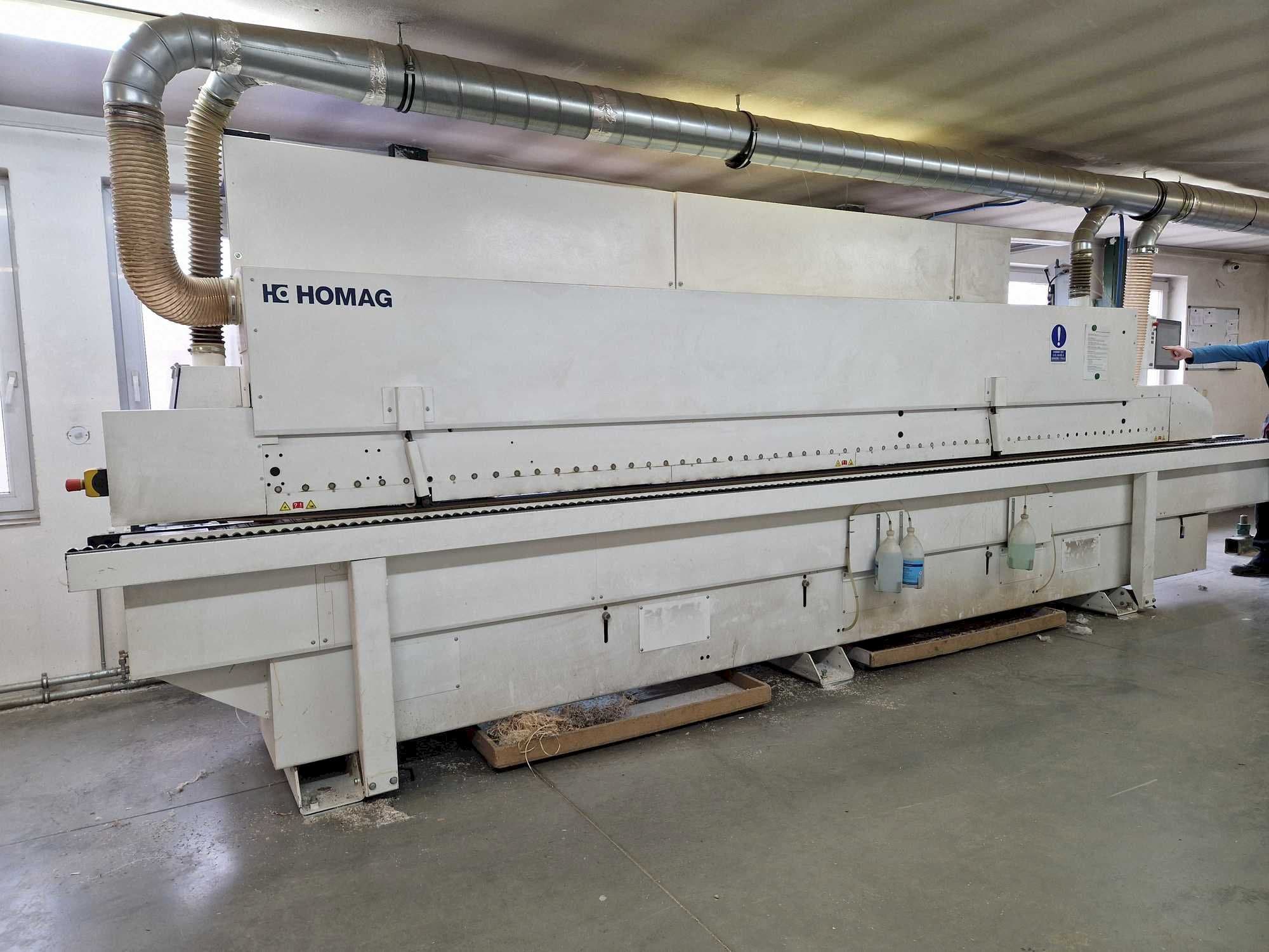 Vista frontale della macchina HOMAG Edgeteq S-390 Optimat KDF 860C