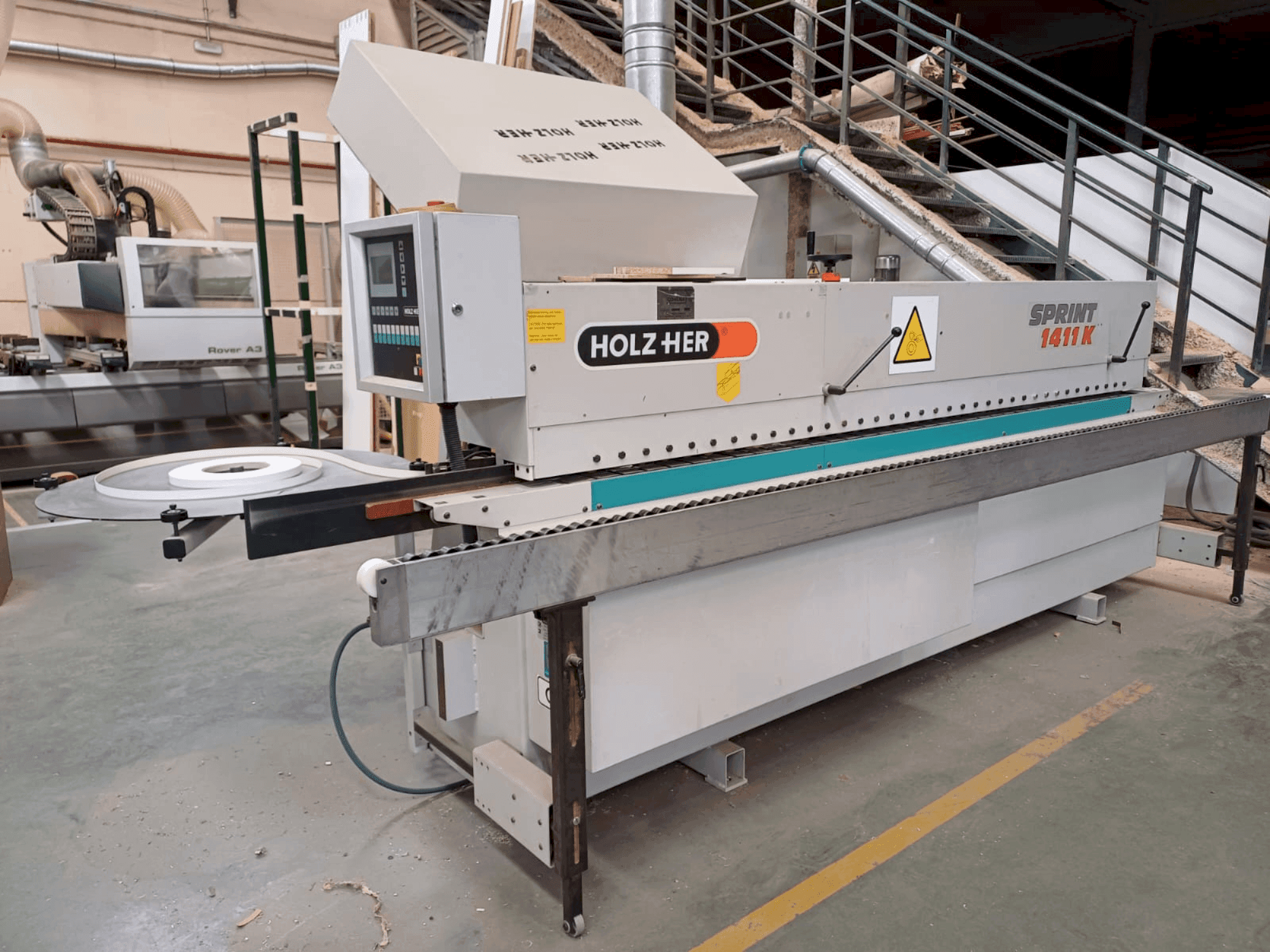 Vista frontale della macchina HOLZHER SPRINT 1411K