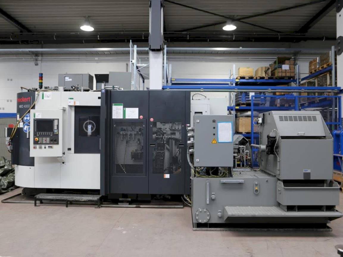 Vista frontale della macchina Heckert HEC 400D