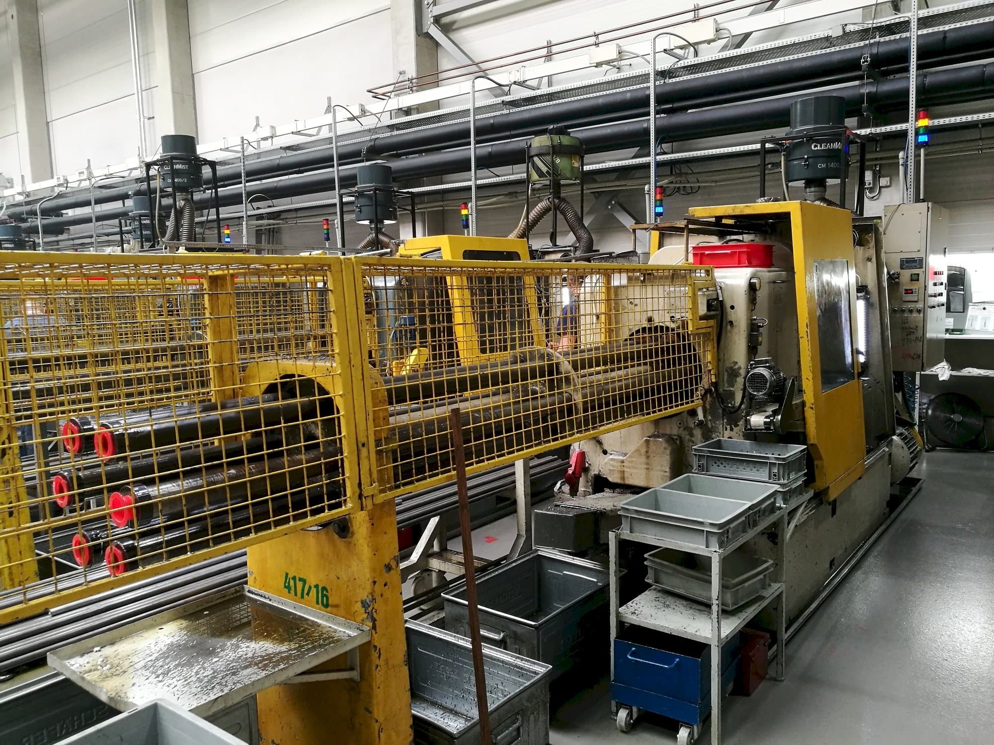 Vista frontale della macchina Wickman 1  3/8"-6