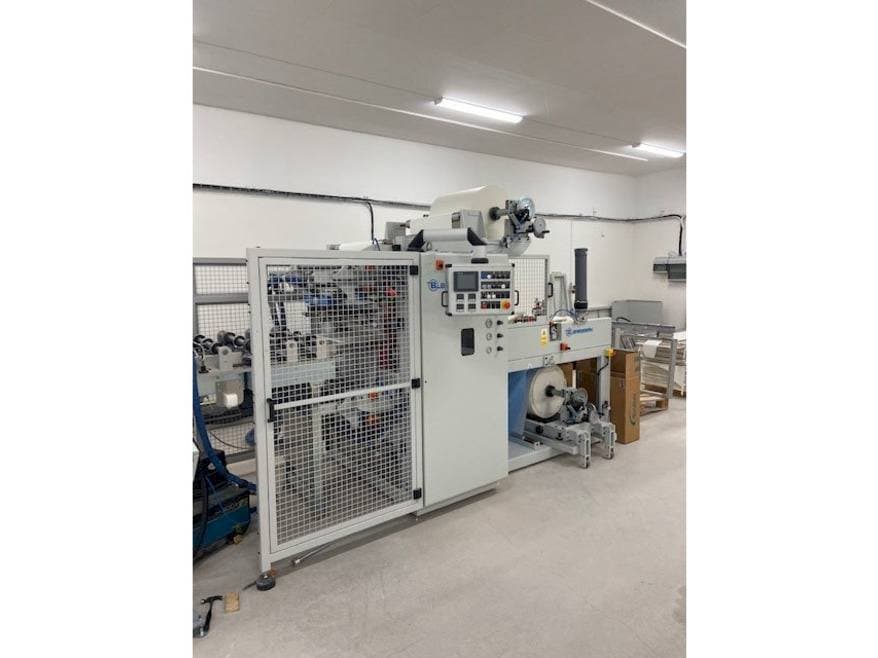 Vista frontale della macchina Barberan .