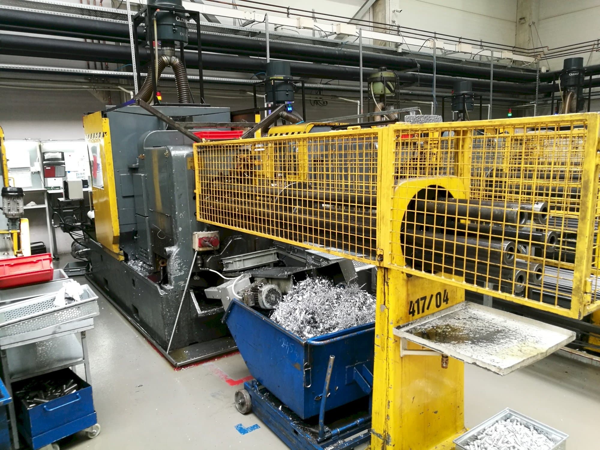 Vista frontale della macchina Wickman 1  3/8"-6