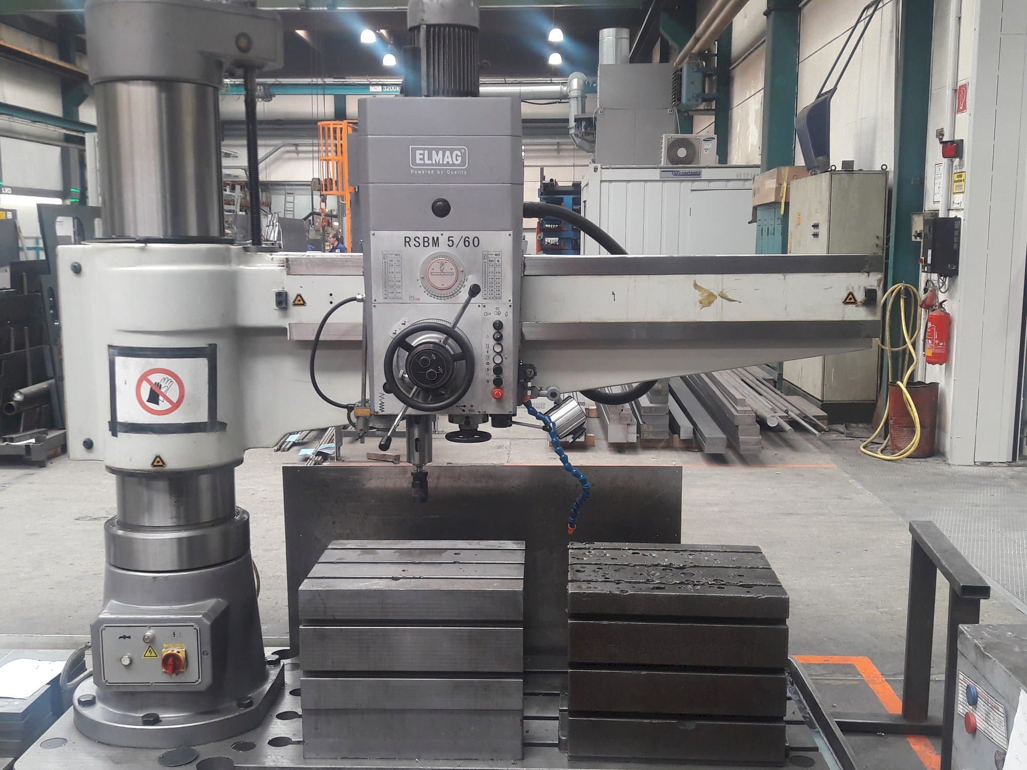 Vista frontale della macchina ELMAG RSBM 5/60