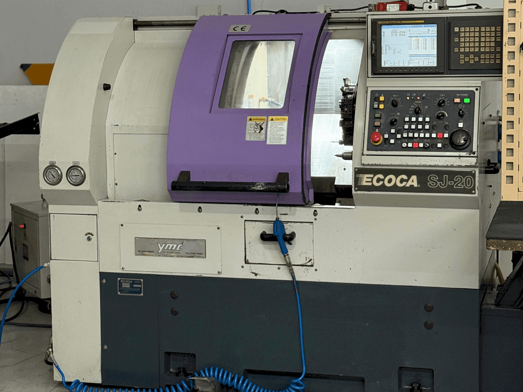 Vista frontale della macchina ECOCA SJ-20