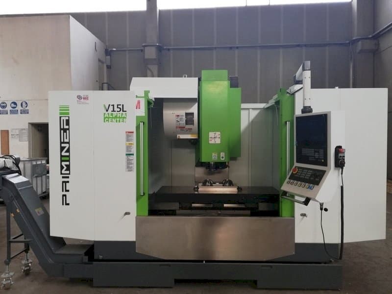 Vista frontale della macchina Priminer V 15L