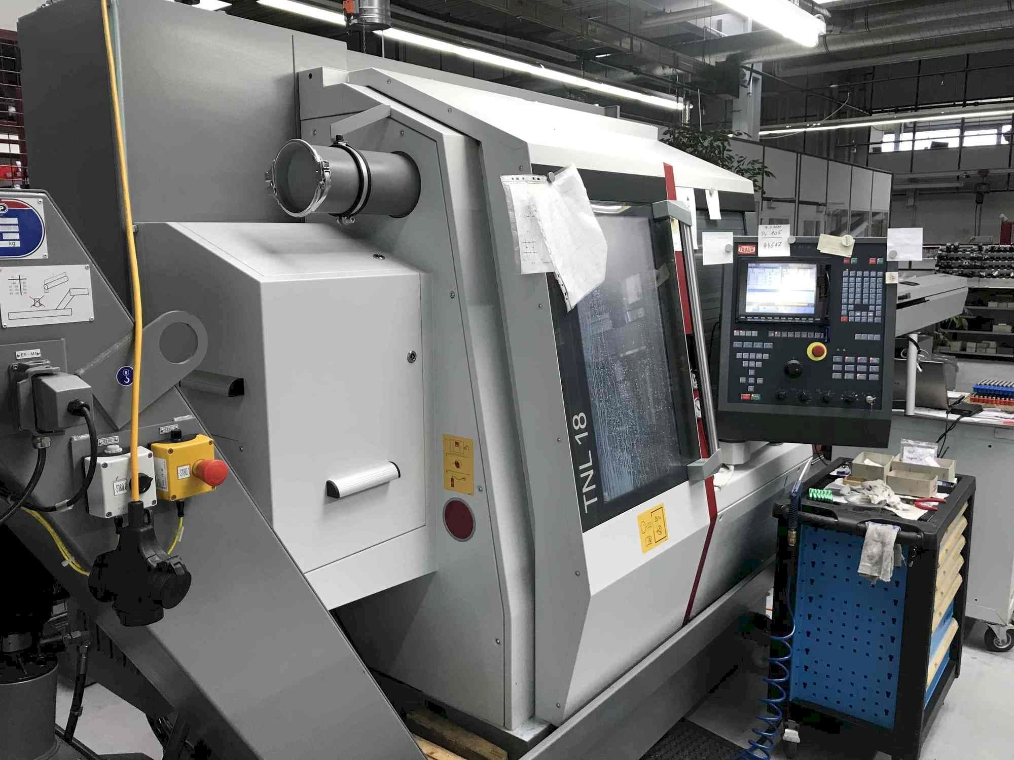 Vista frontale della macchina TRAUB TNL 18-9P