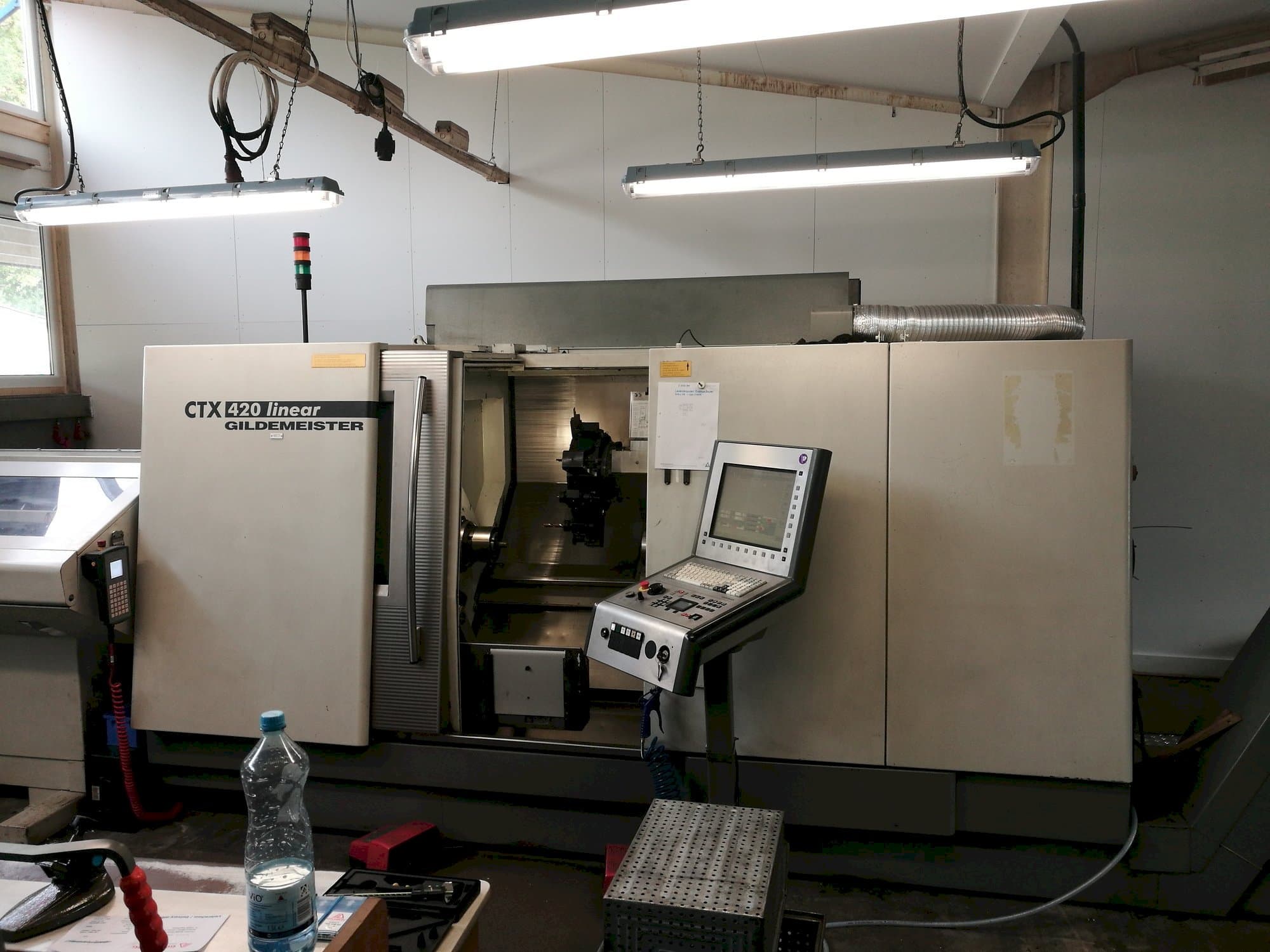 Vista frontale della macchina Gildemeister CTX 420 linear