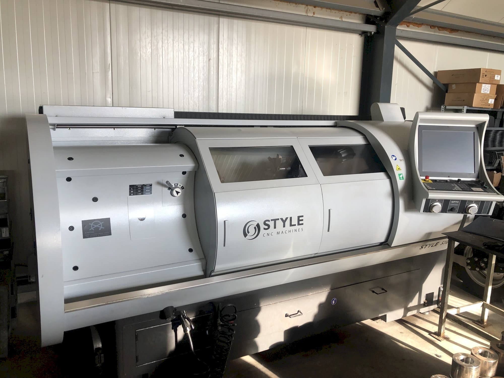 Vista frontale della macchina STYLE 510