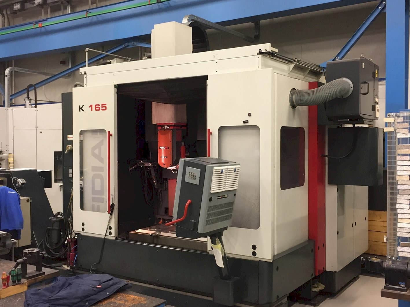 Vista frontale della macchina Fidia K165 BSH