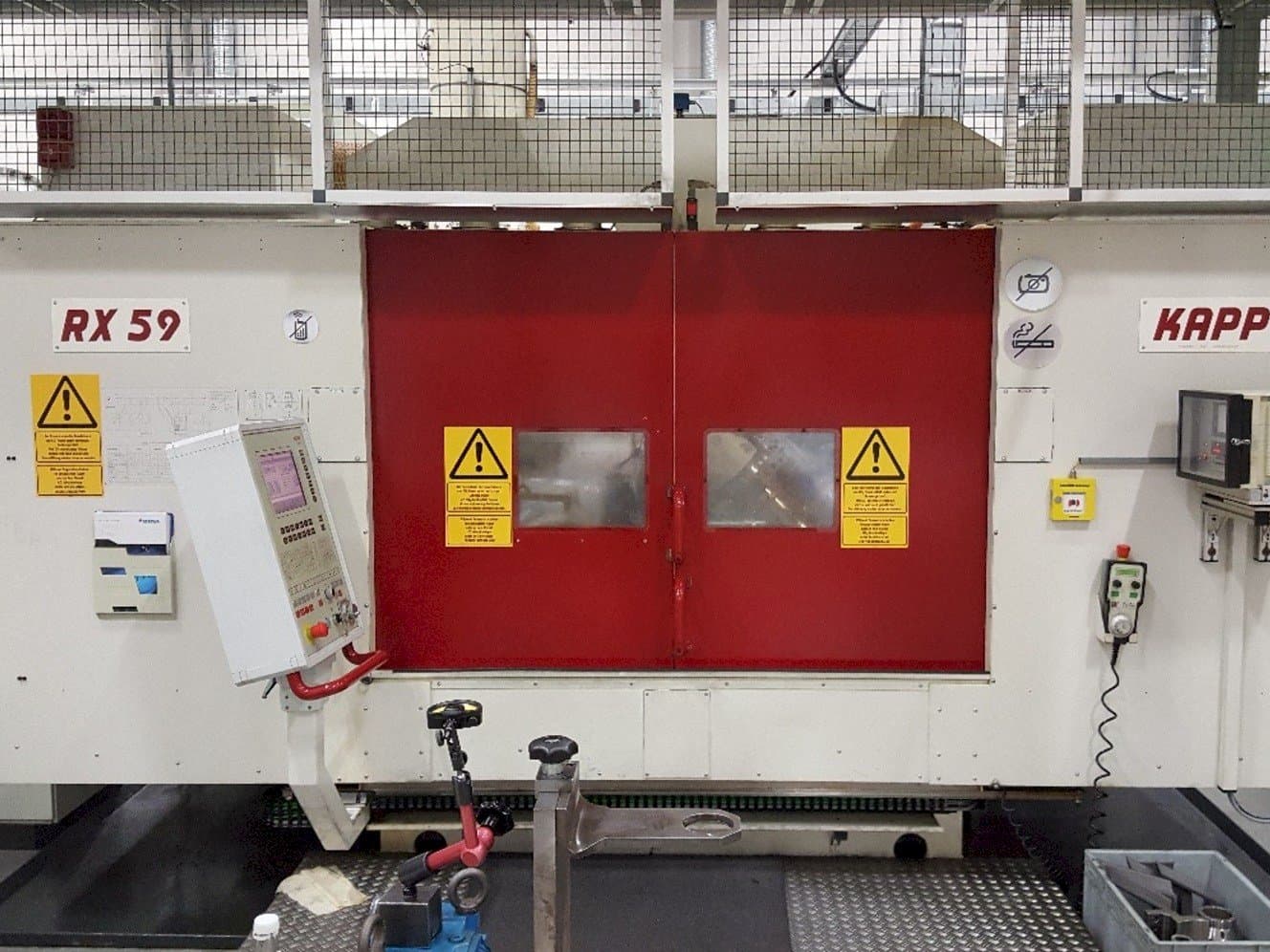 Vista frontale della macchina Kapp RX59