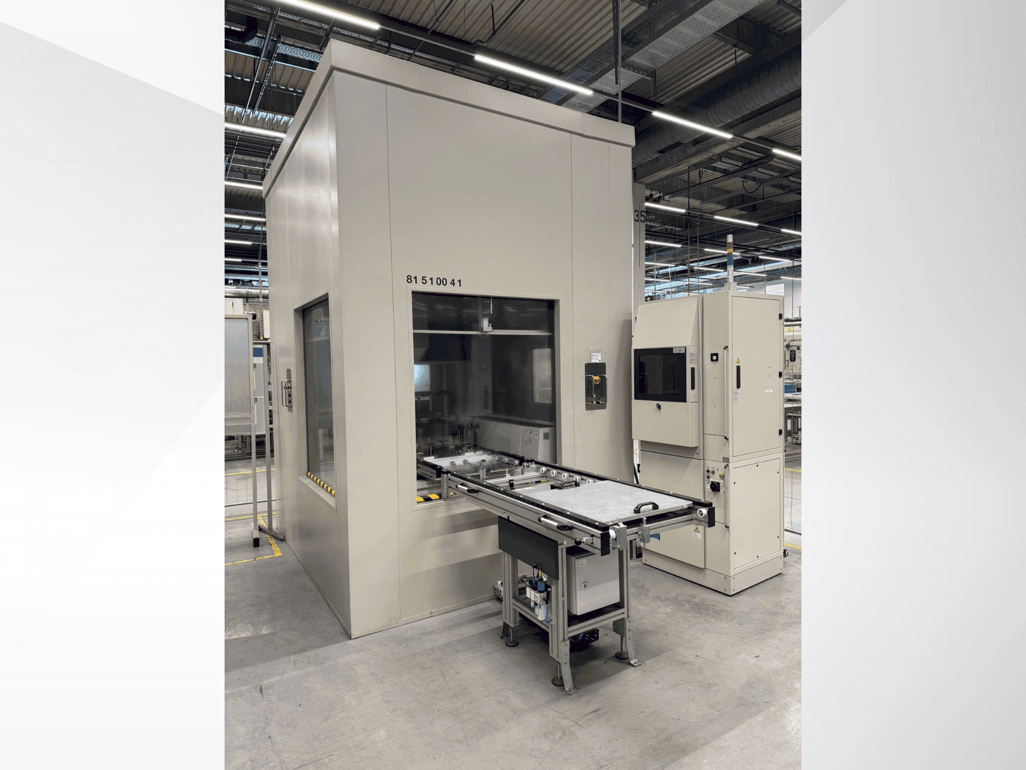 Vista frontale della macchina HOFMANN CVK11-BH4