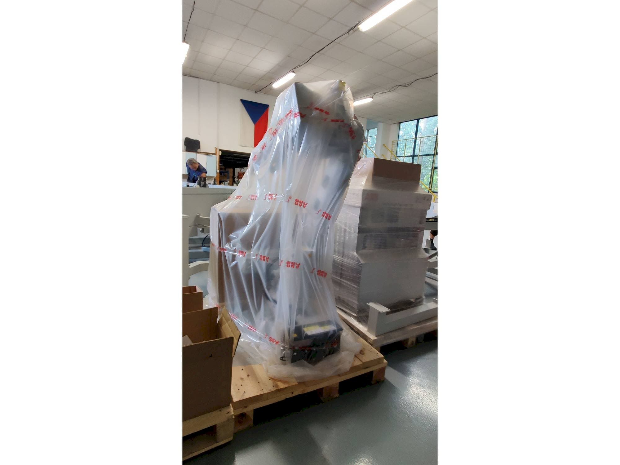 Vista frontale della macchina ABB IRB 4600