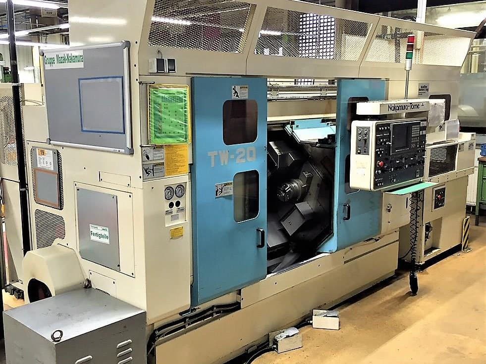 Vista lato sinistro della macchina NAKAMURA-TOME TW-20