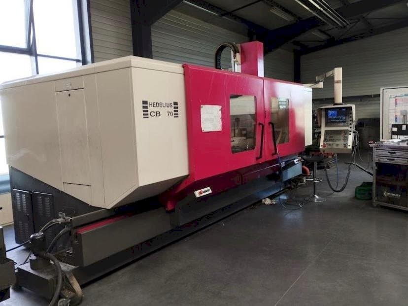 Vista frontale della macchina HEDELIUS CB 70-3200