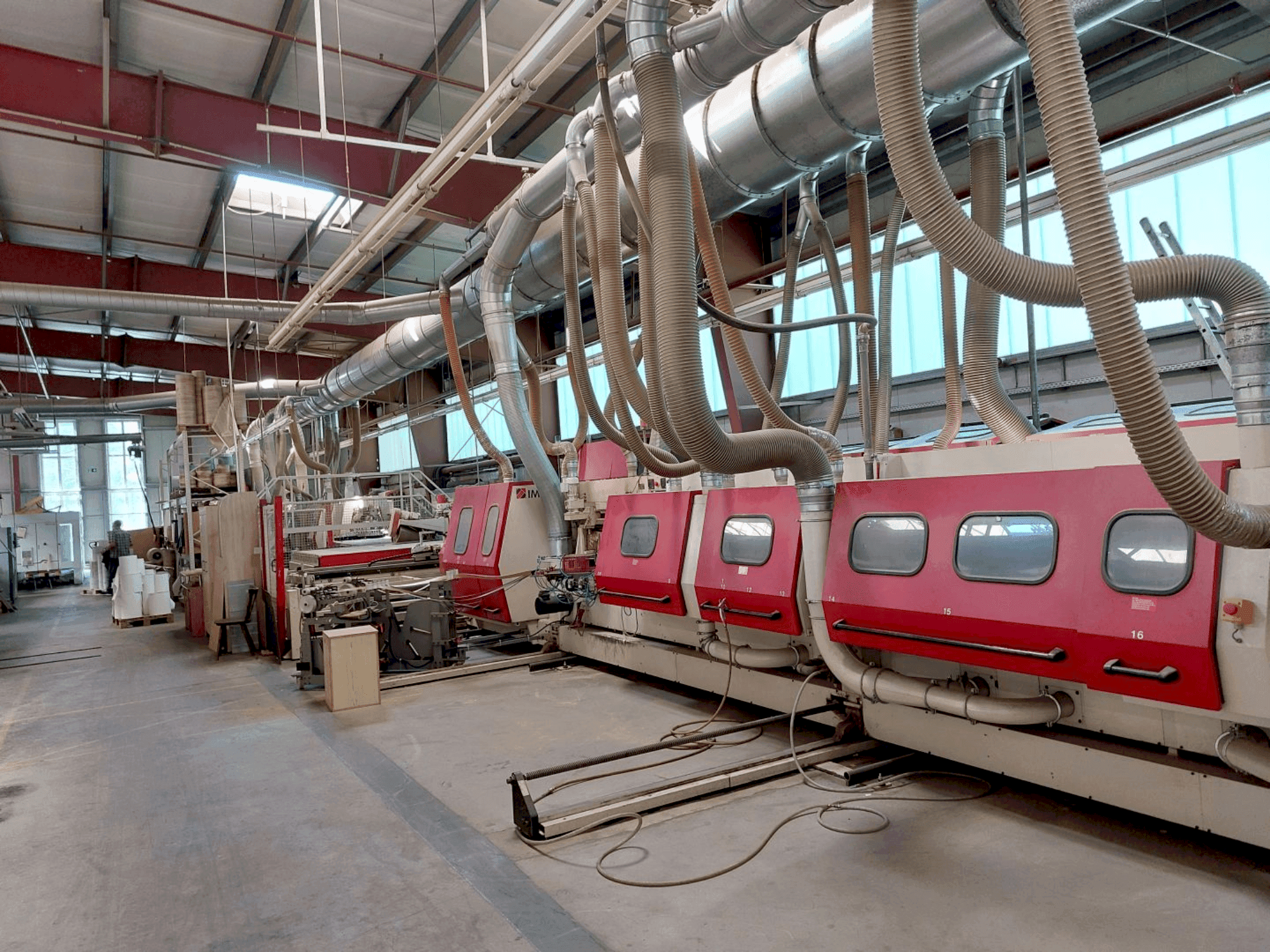 Vista frontale della macchina IMA COMBIMA / K/ II/ R75 / 1075 / V / R3