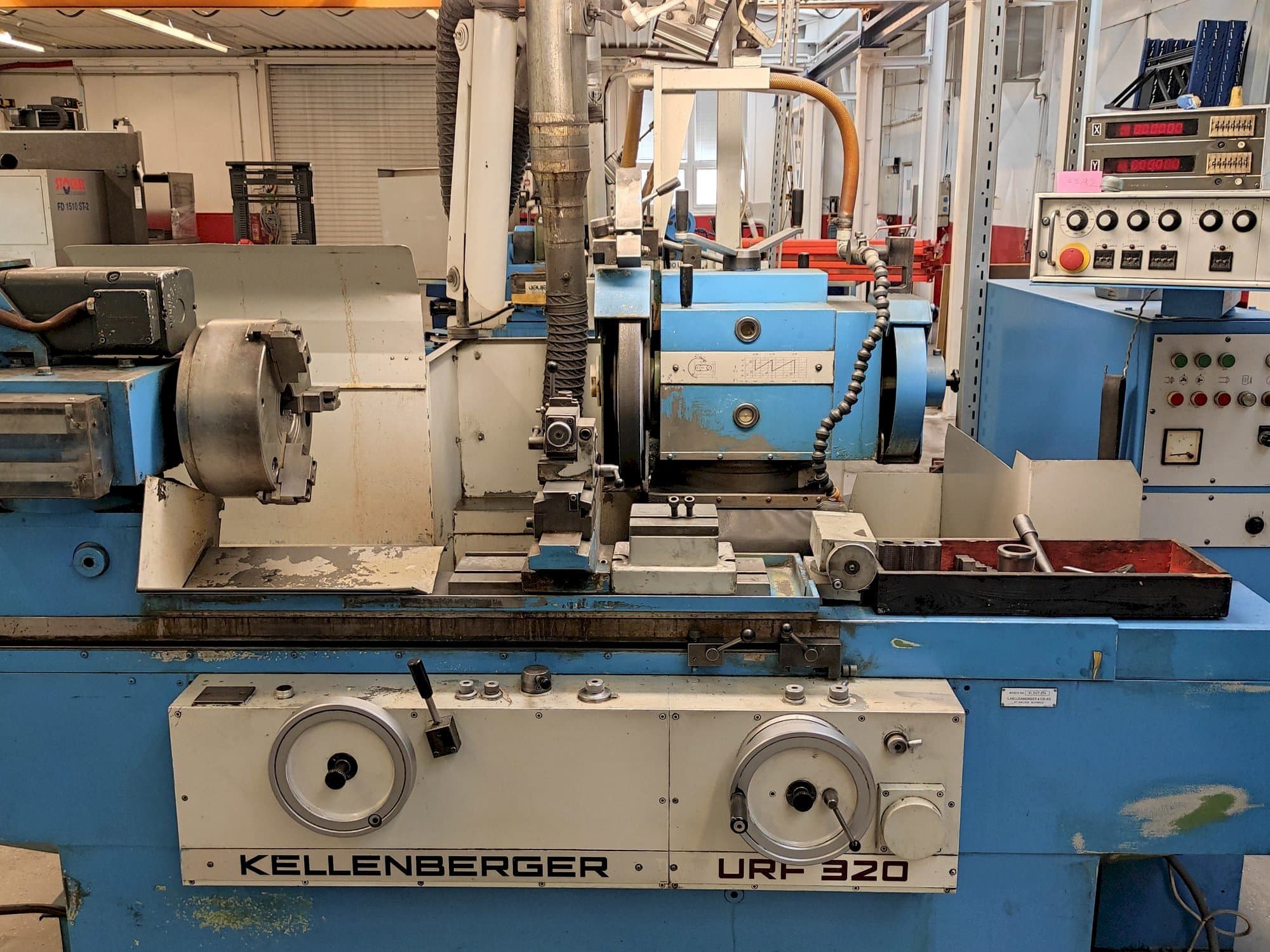 Vista frontale della macchina KELLENBERGER URF 320