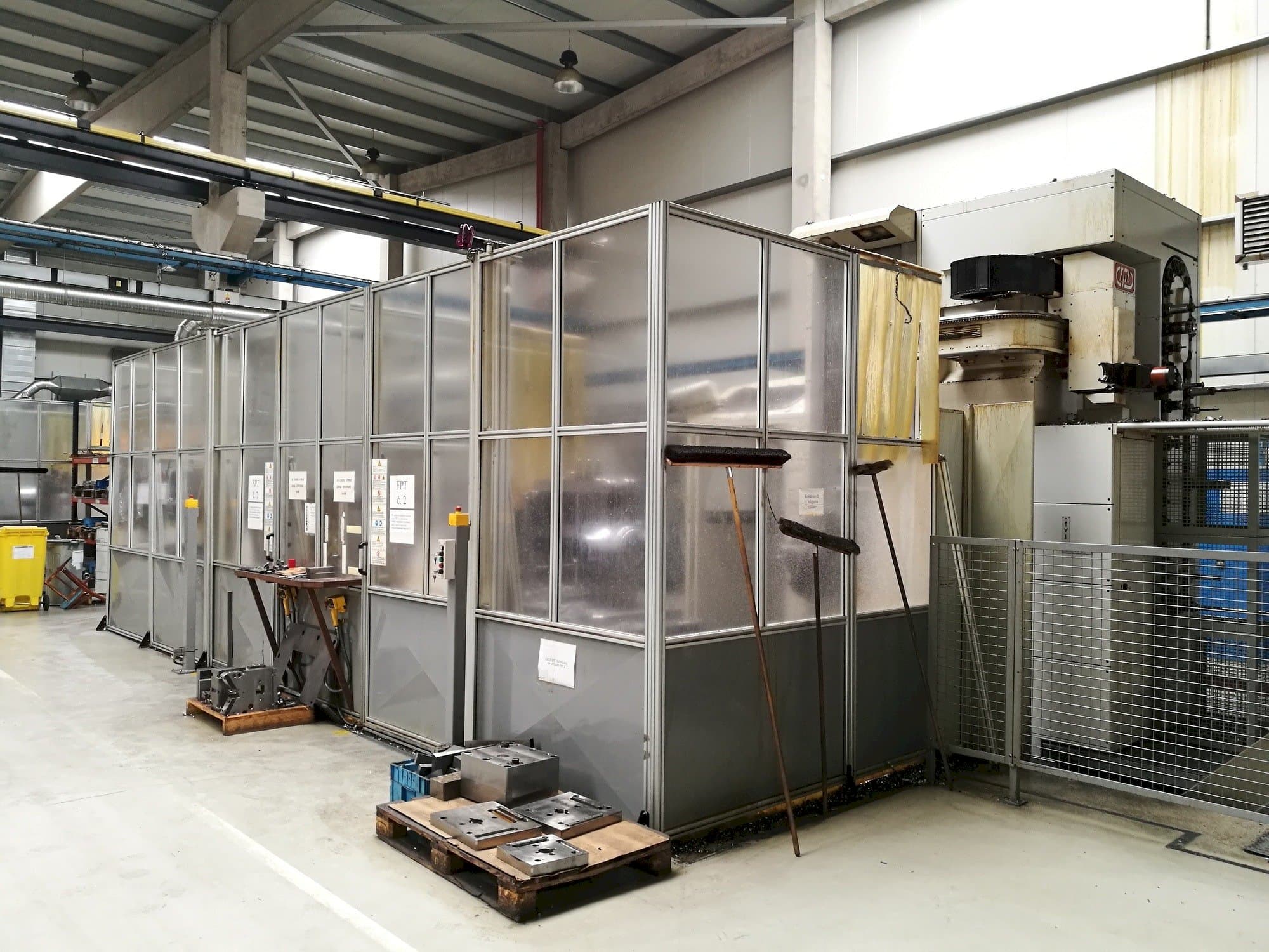 Vista frontale della macchina FPT Area M