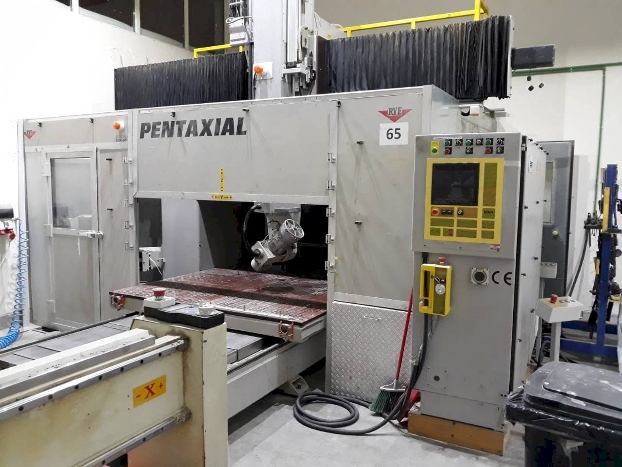 Vista frontale della macchina Rye Pentaxial 1710TP