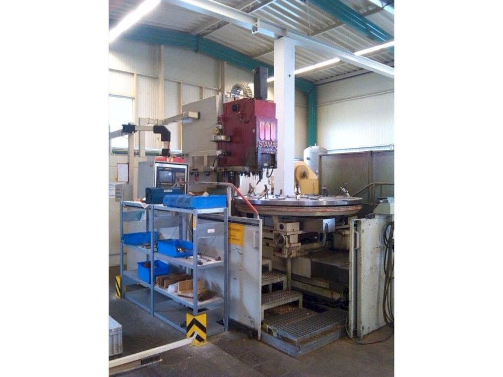 Vista frontale della macchina STAMA MC 430- GÜ