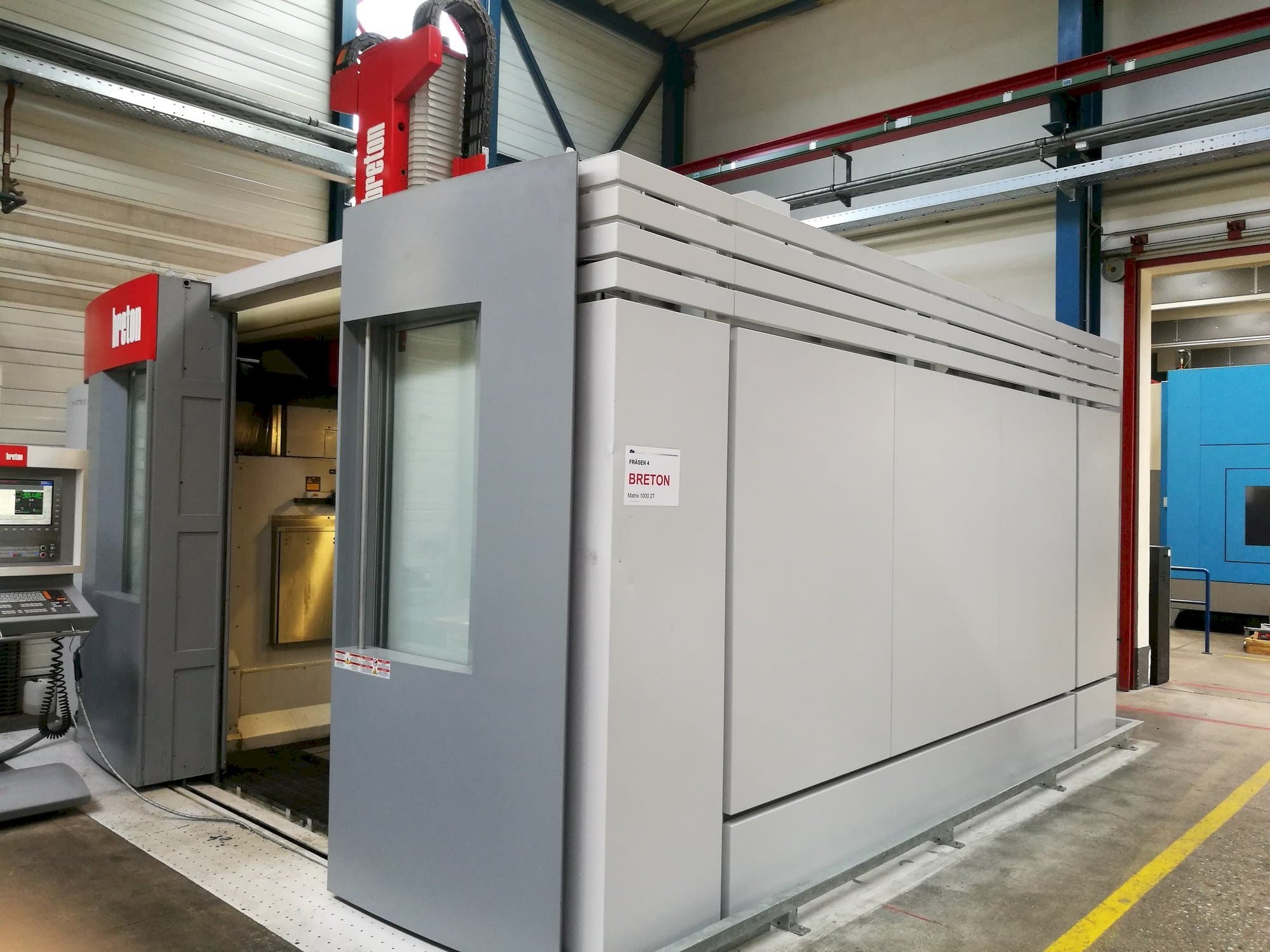 Vista frontale della macchina Breton Matrix 1000 2T DY