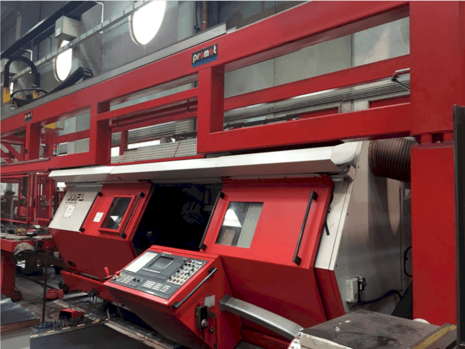 Vista frontale della macchina WFL  M50