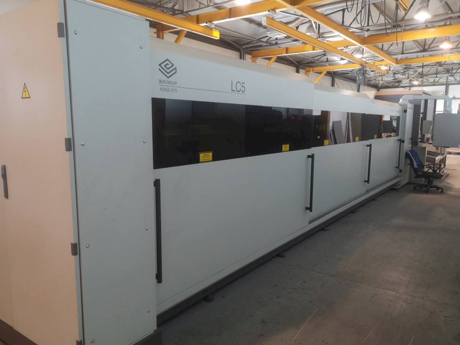 Vista laterale sinistra della macchina BLM LC5