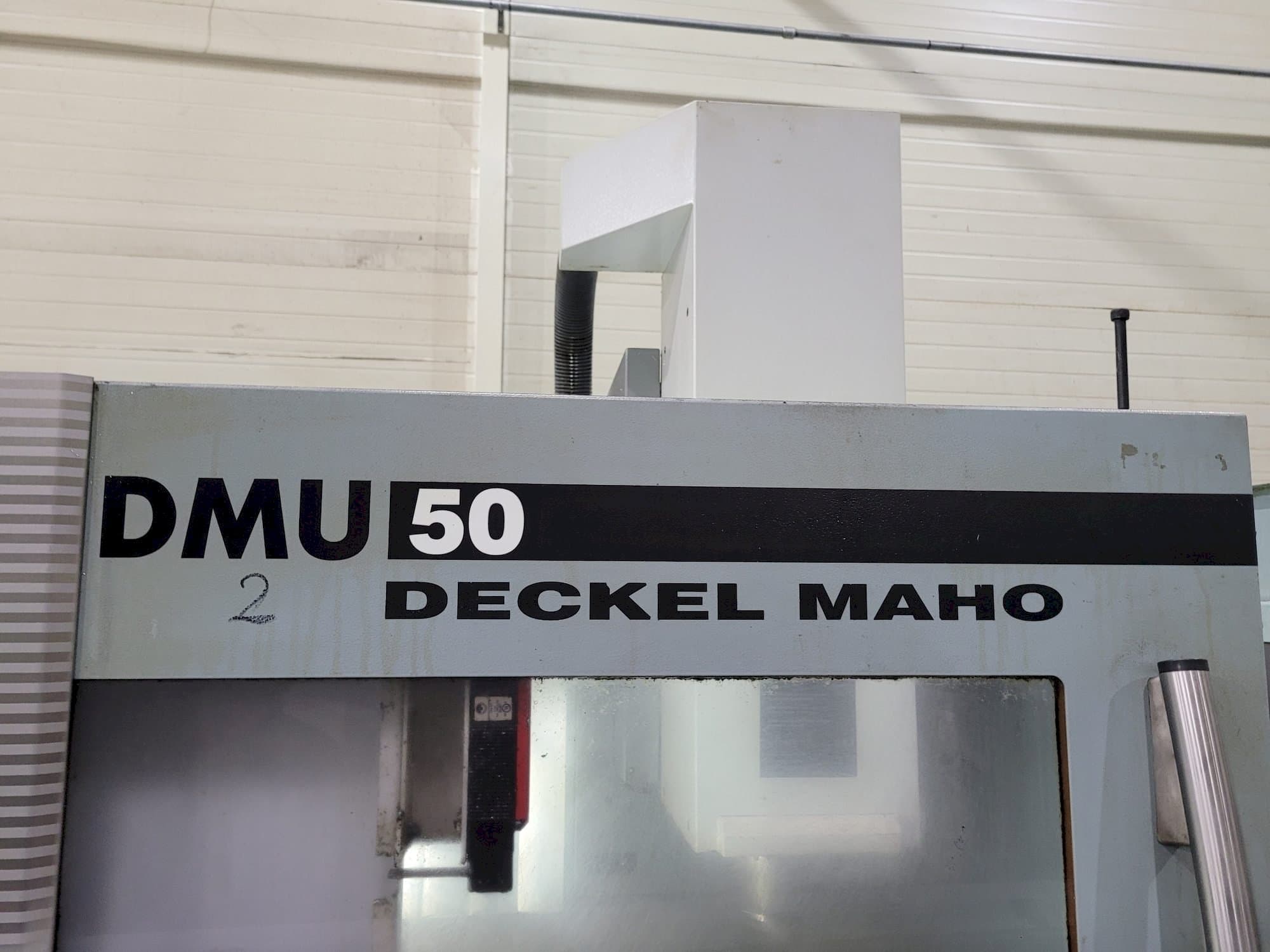 Vista frontale della macchina DECKEL MAHO DMU 50