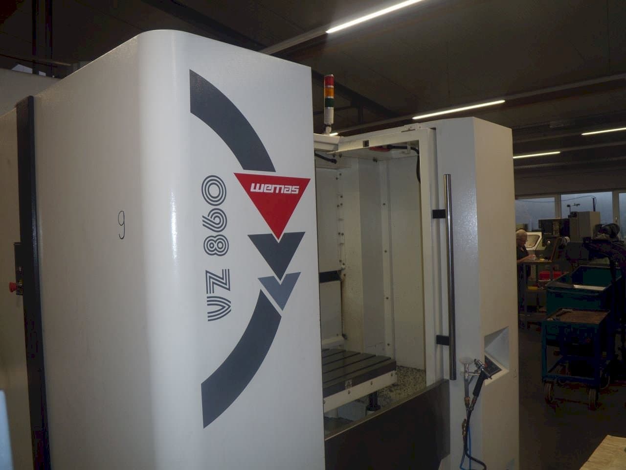 Vista frontale della macchina WEMAS VZ 860 APC