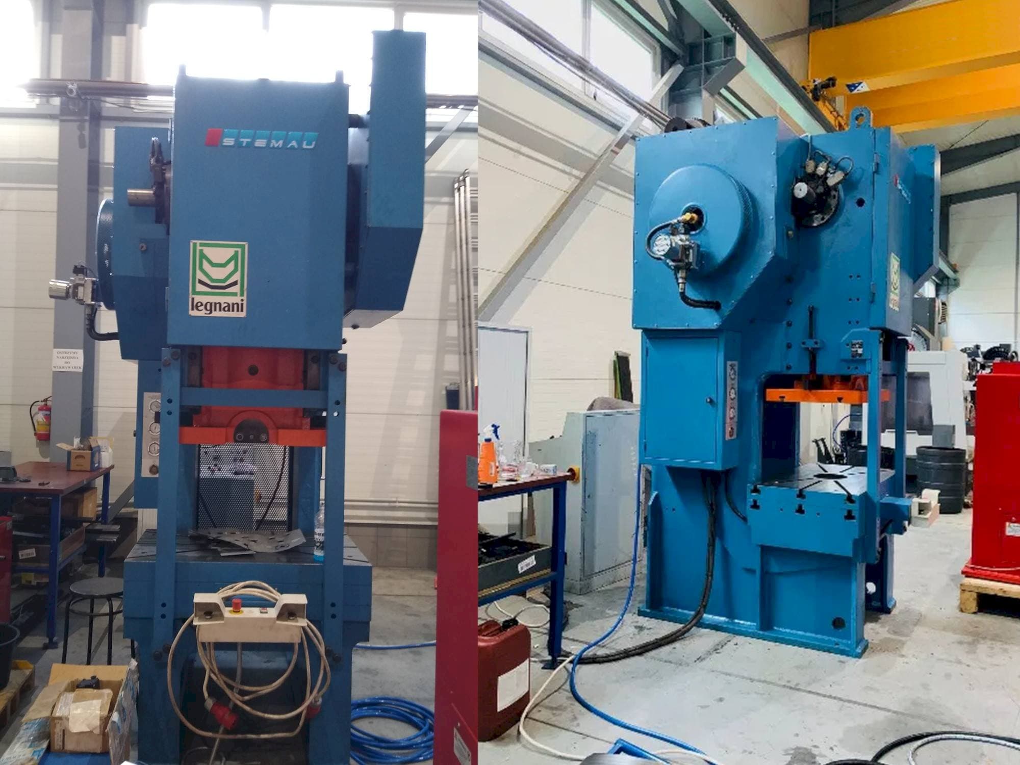 Vista frontale della macchina LEGNANI FACS 160R