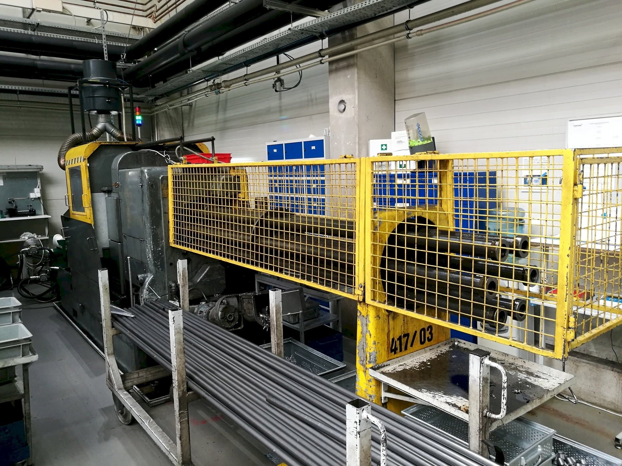 Vista frontale della macchina Wickman 1  3/8"-6