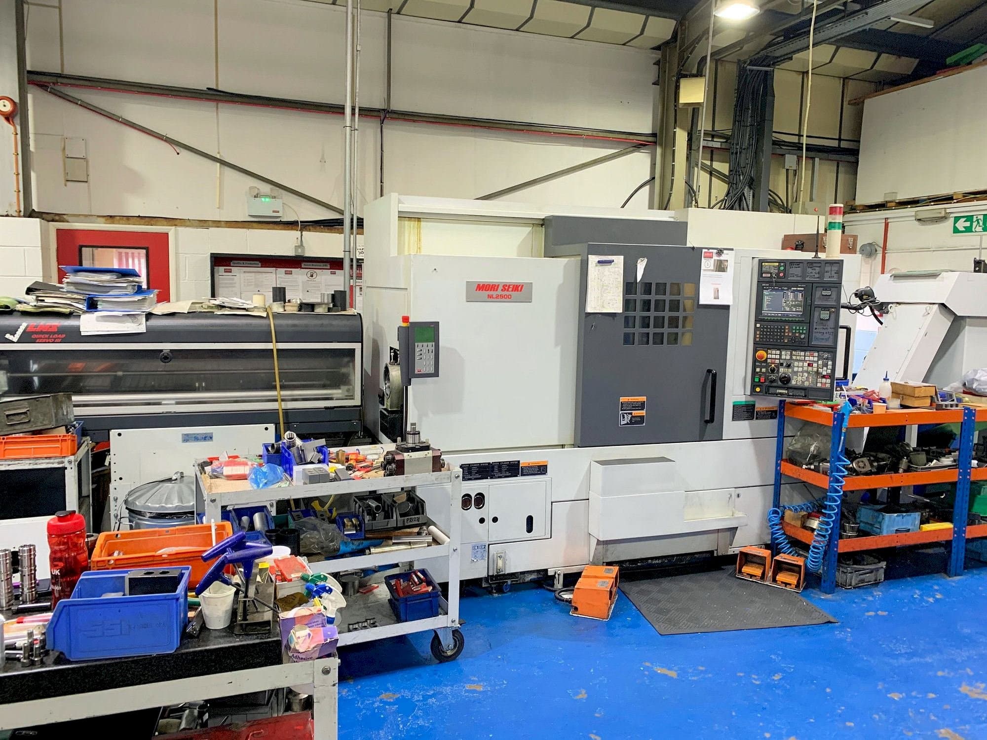 Vista frontale della macchina MORI SEIKI NL2500SY / 700
