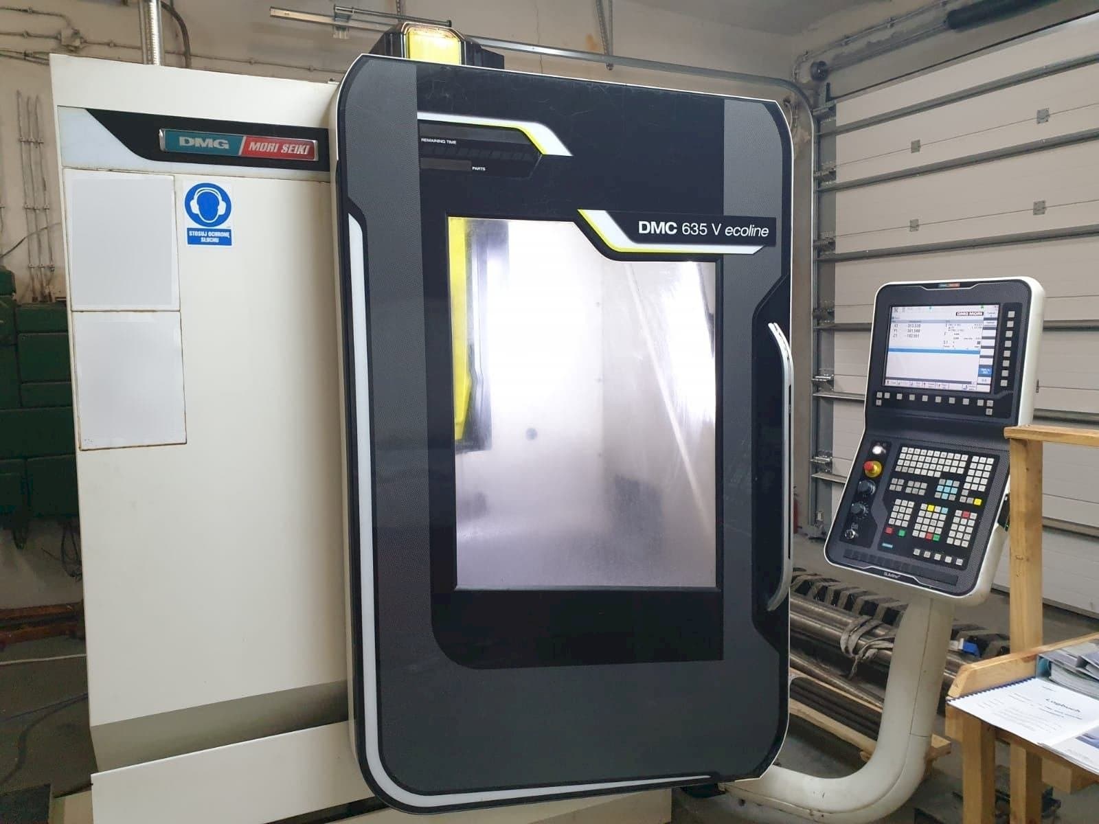 Vista frontale della macchina DMG DMC 635 V ecoline