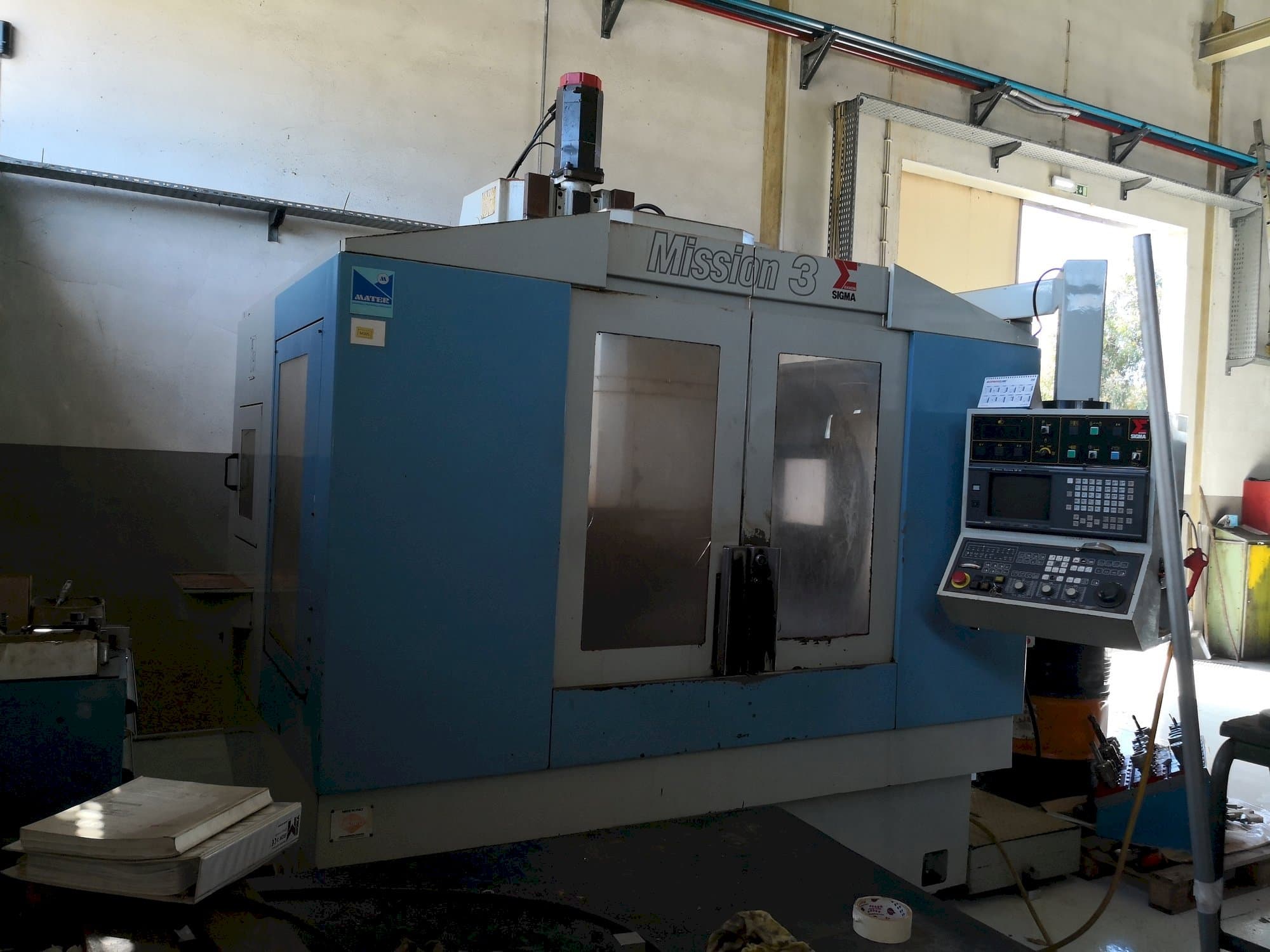 Vista frontale della macchina Sigma Mission 3