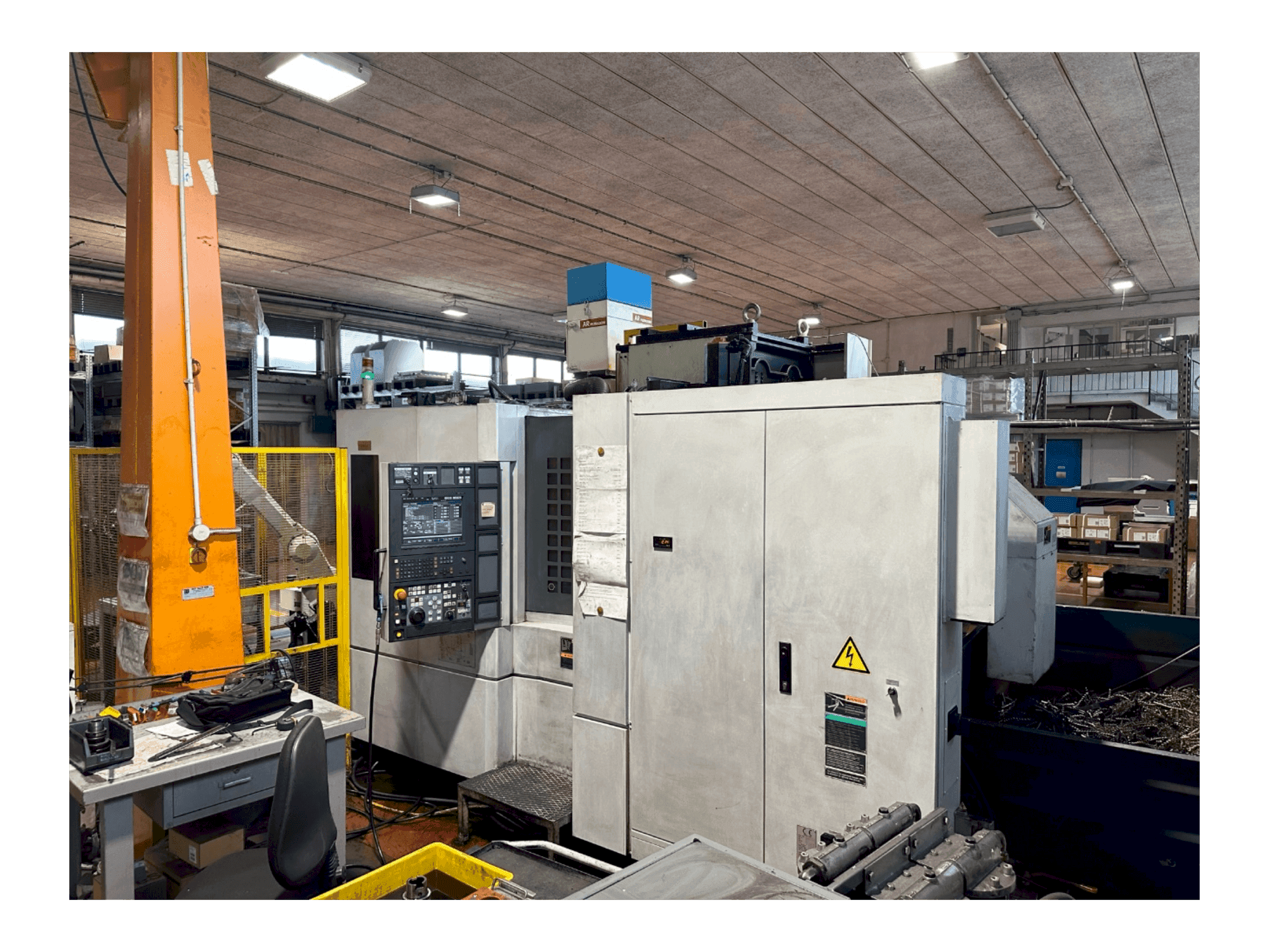 Vista frontale della macchina MORI SEIKI NH 4000 DCG