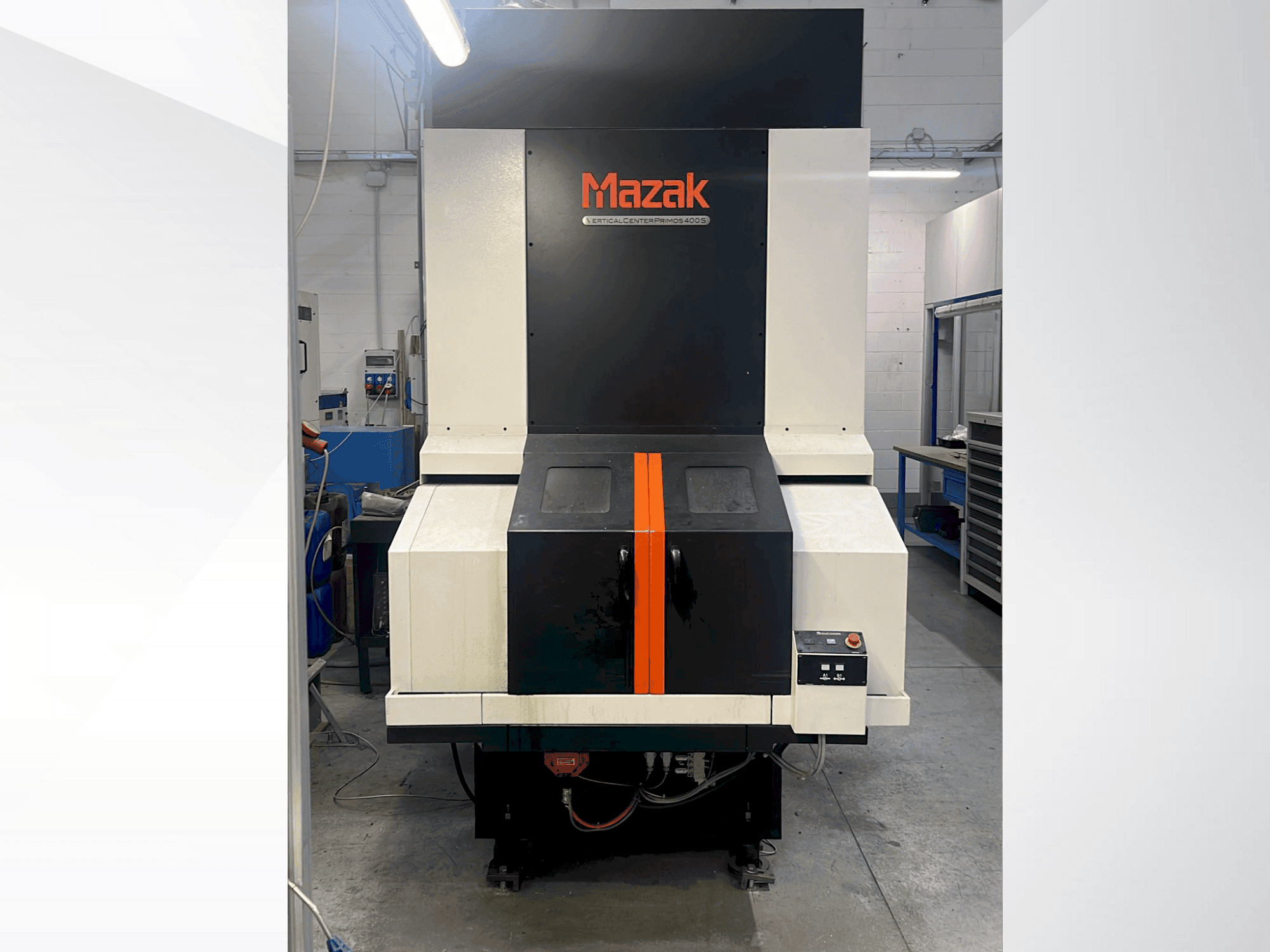 Vista frontale della macchina Mazak VC PRIMOS 400S