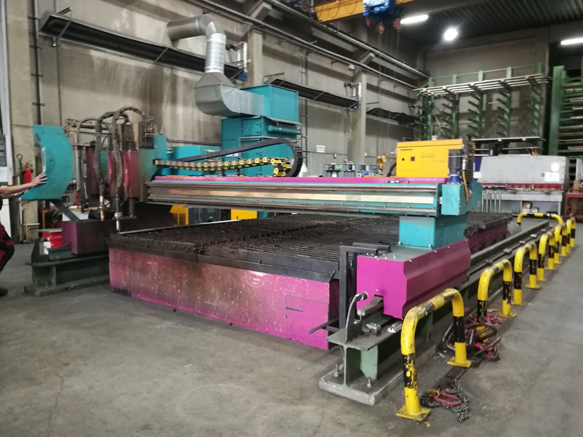 Vista lato destro della macchina SATO SATRONIK LS3500