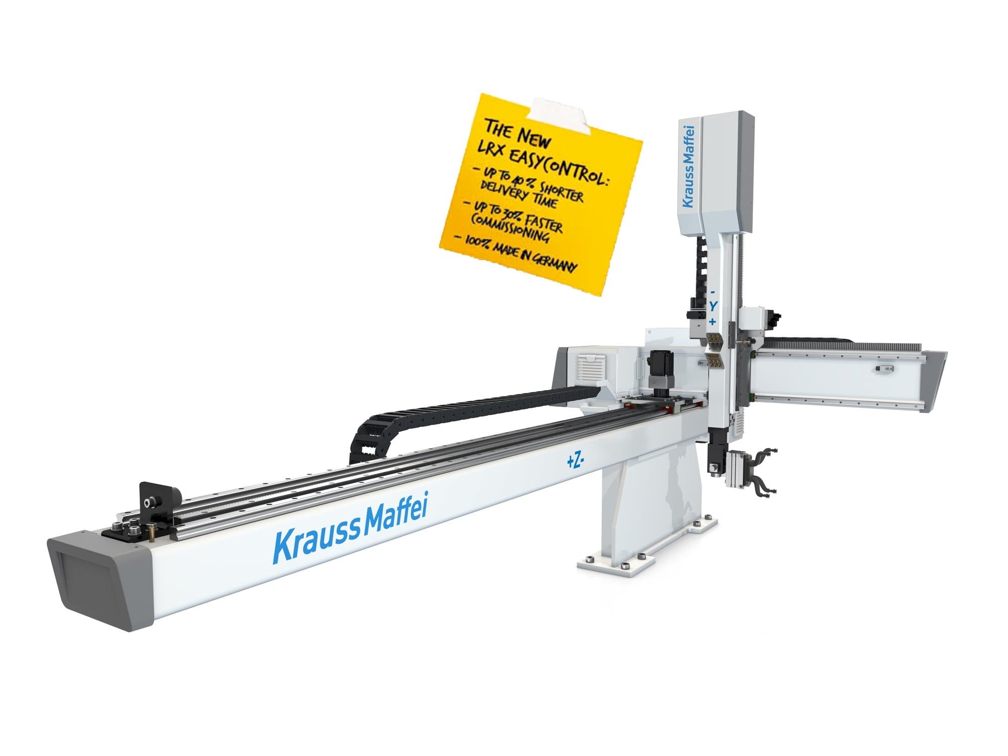 Vista frontale della macchina Krauss Maffei LRX EasyControl 50