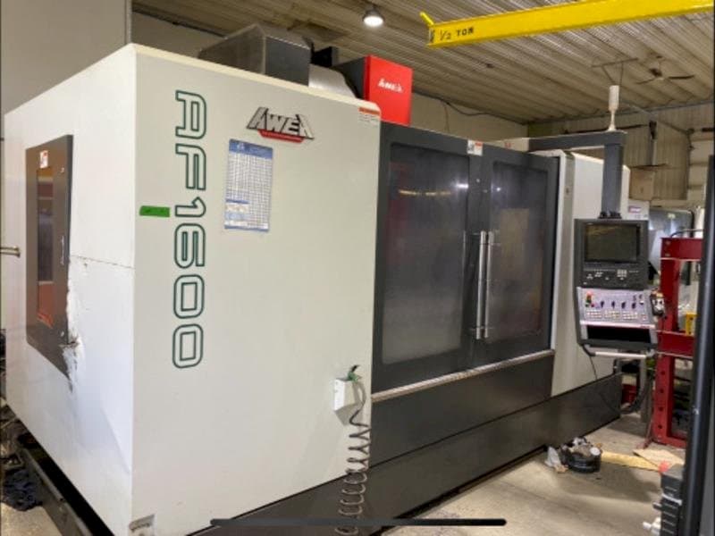 Vista frontale della macchina AWEA AF-1600