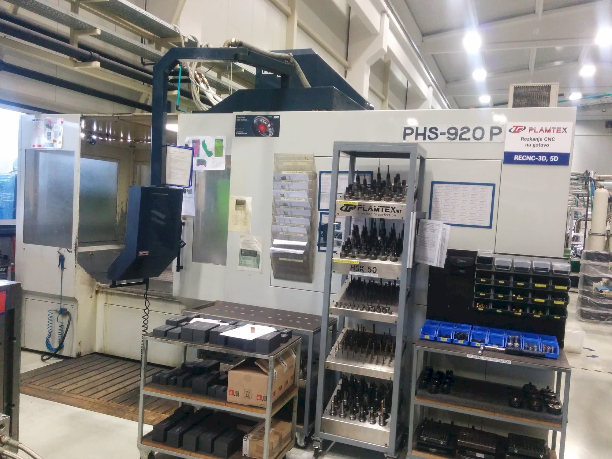 Vista frontale della macchina Parpas PHS 920P